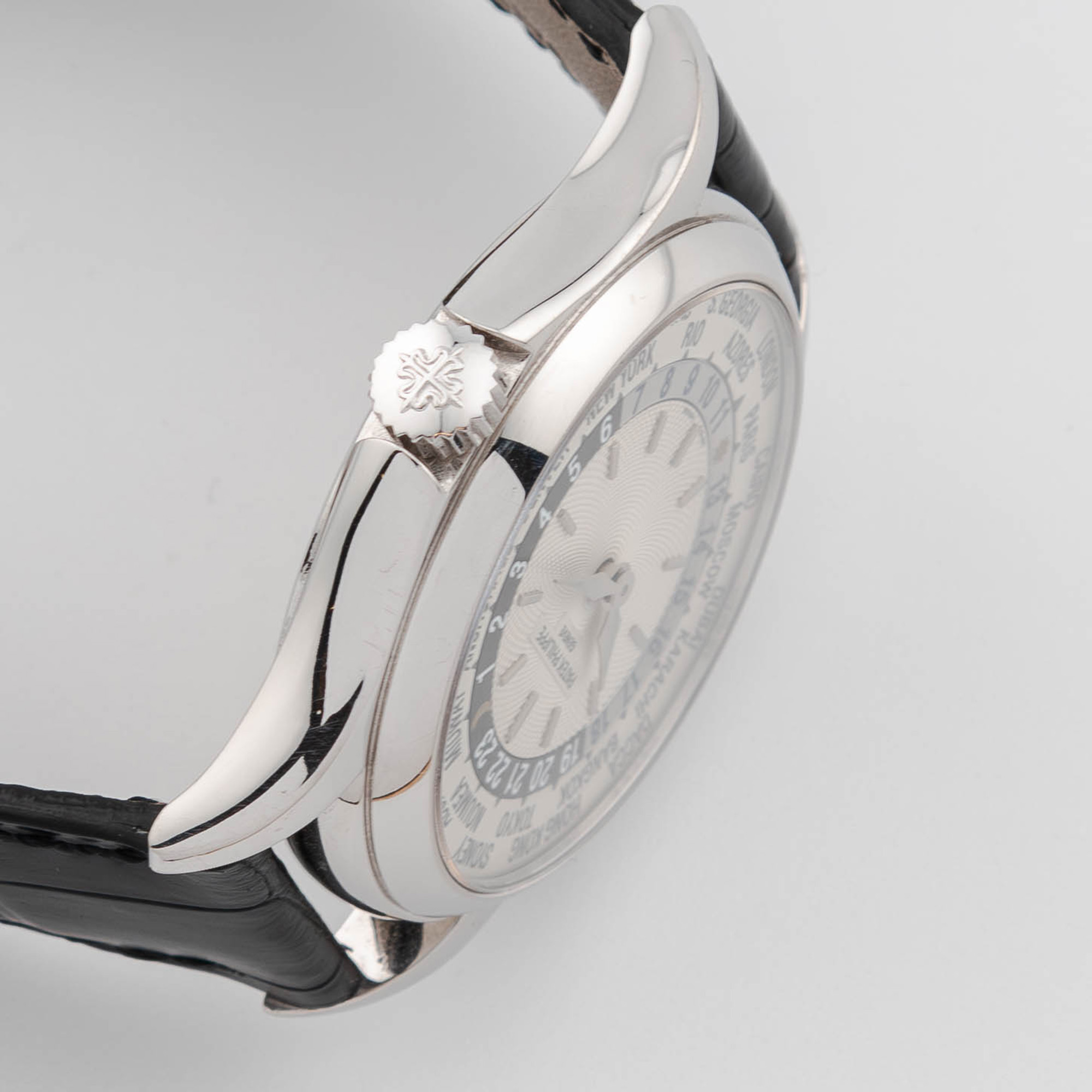 World Time White Gold Silver Dial 37mm Product Image 2