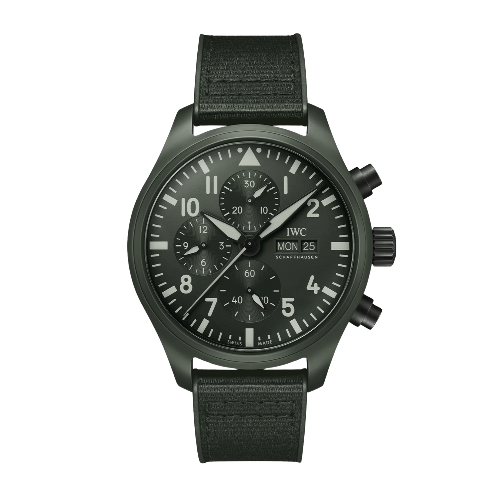 Pilot's Watch Chronograph Top Gun "Woodland" Ceramic Green Dial 44mm Product Image