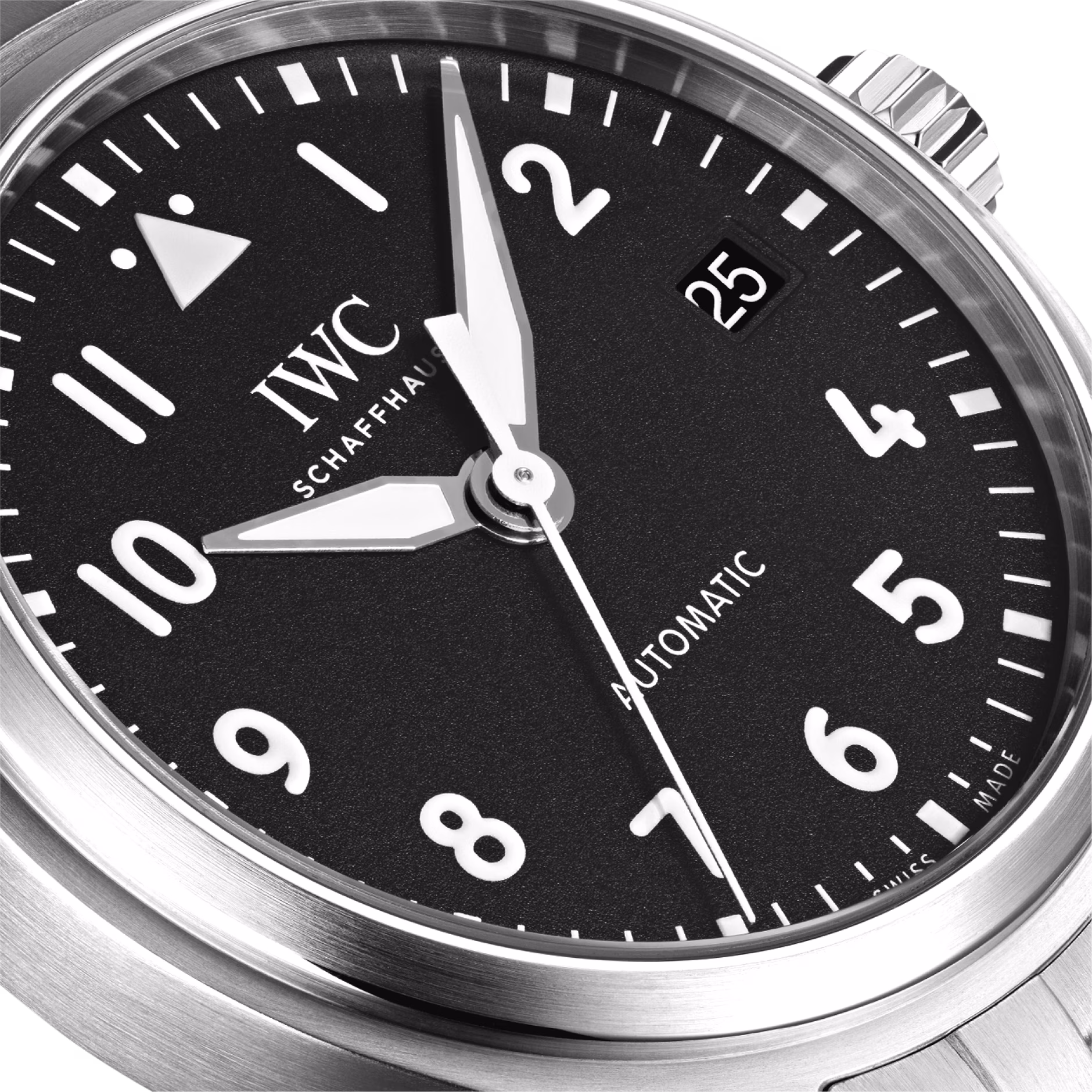Pilot's Watch Steel Black Dial 36mm Product Image 2
