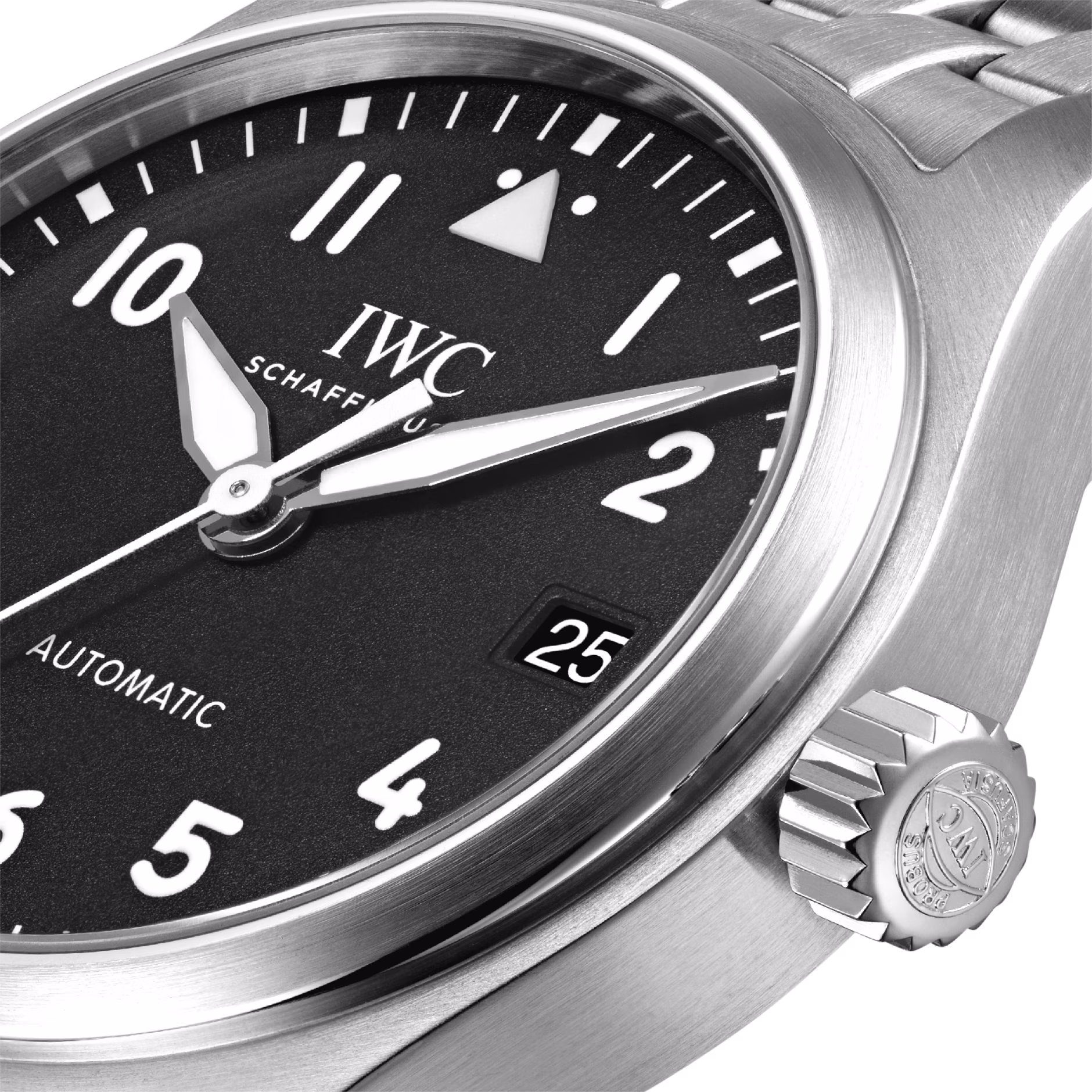 Pilot's Watch Steel Black Dial 36mm Product Image 3