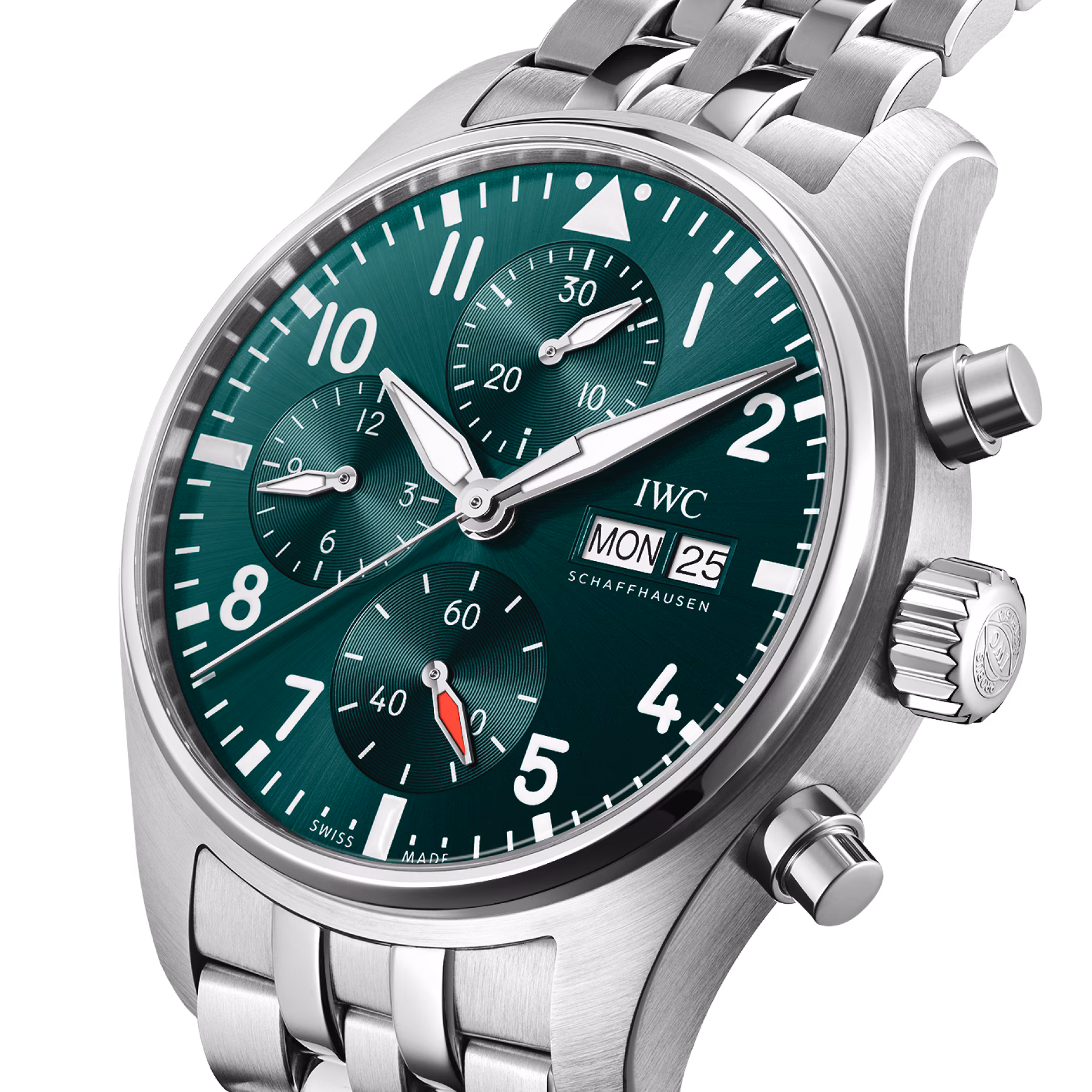 Pilot's Watch Chronograph Steel Green Dial 41mm Product Image 1