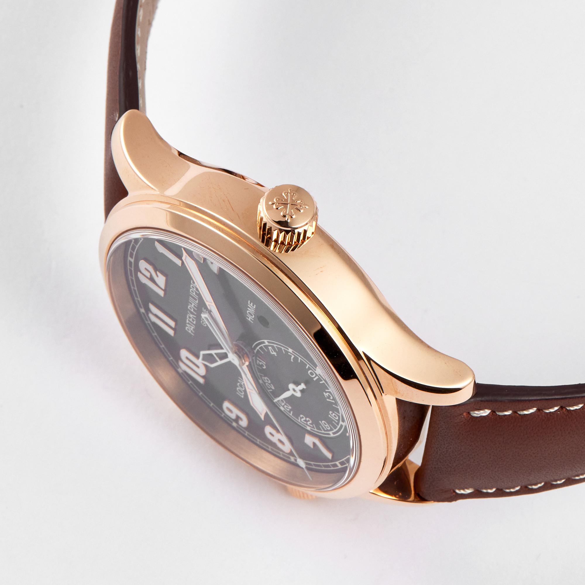 Calatrava Pilot Travel Time Rose Gold Brown Dial 42mm Product Image 2
