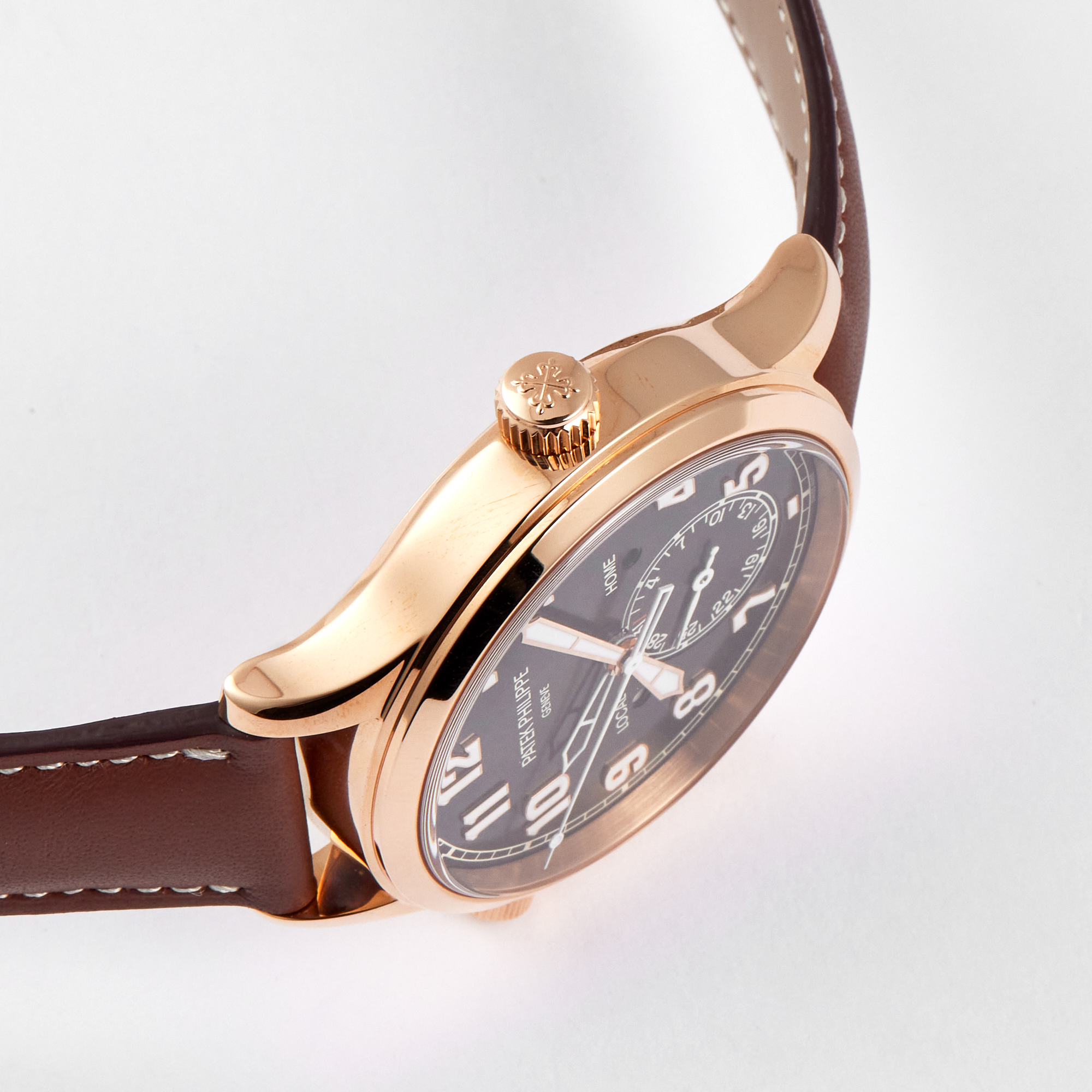 Calatrava Pilot Travel Time Rose Gold Brown Dial 42mm Product Image 3