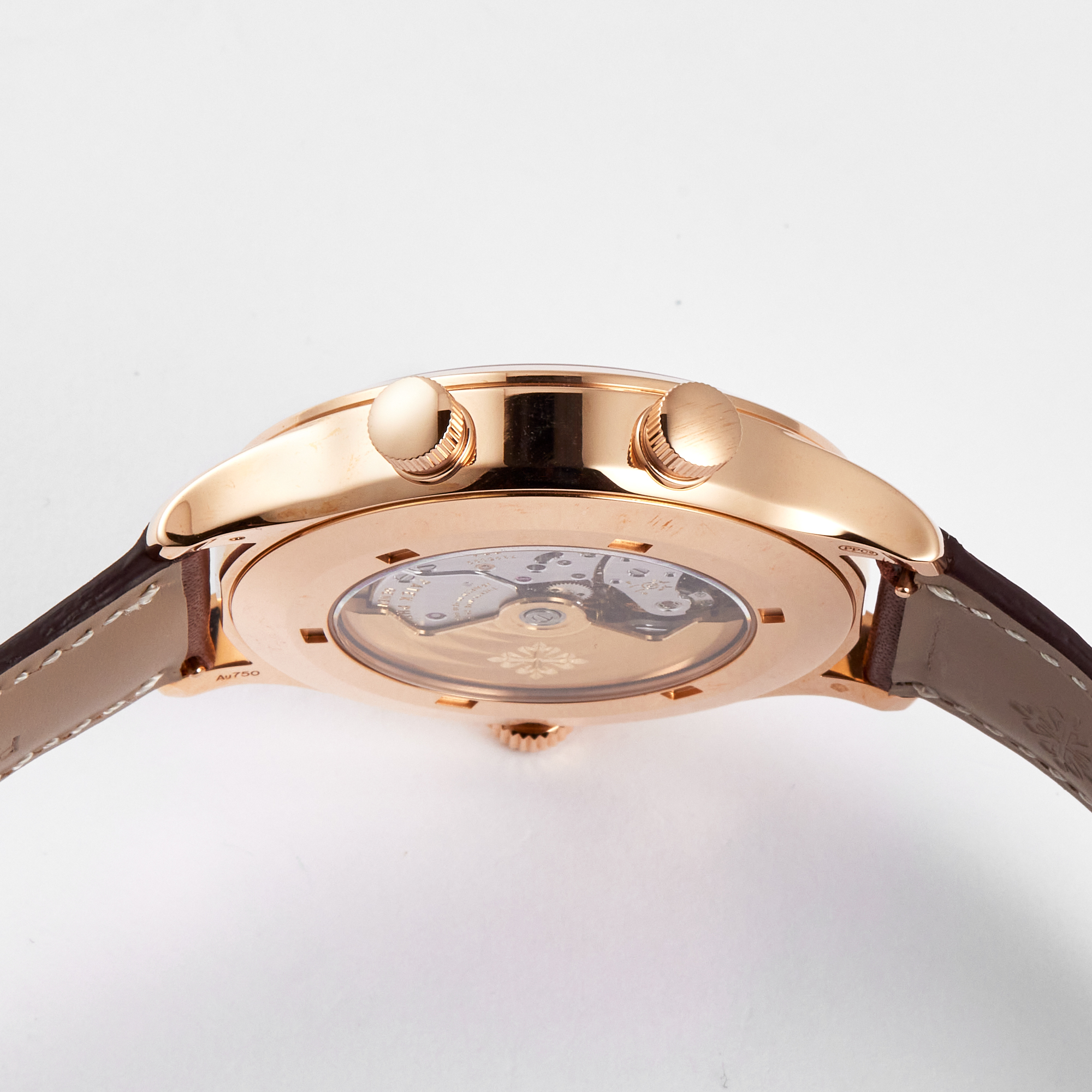 Calatrava Pilot Travel Time Rose Gold Brown Dial 42mm Product Image 5