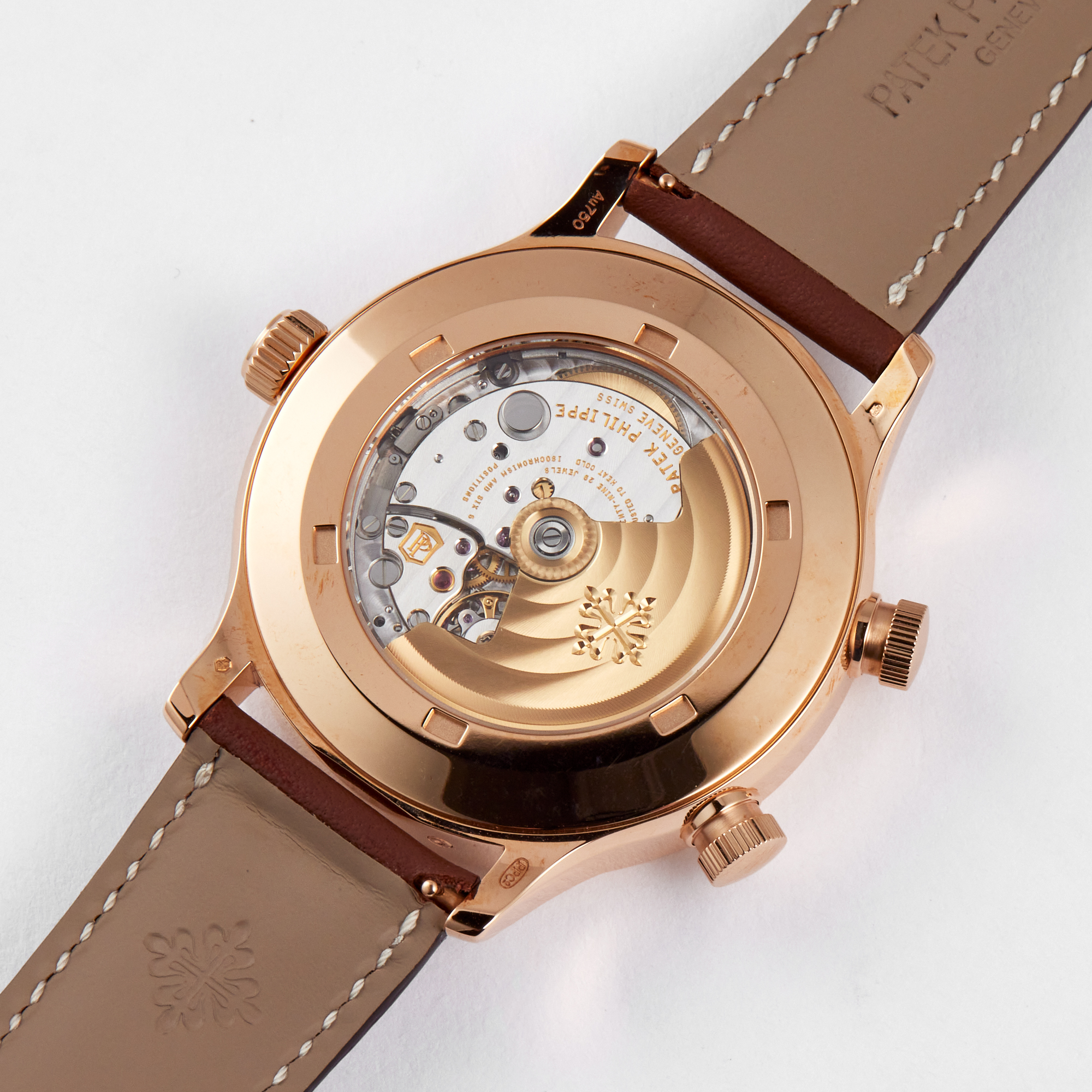 Calatrava Pilot Travel Time Rose Gold Brown Dial 42mm Product Image 6