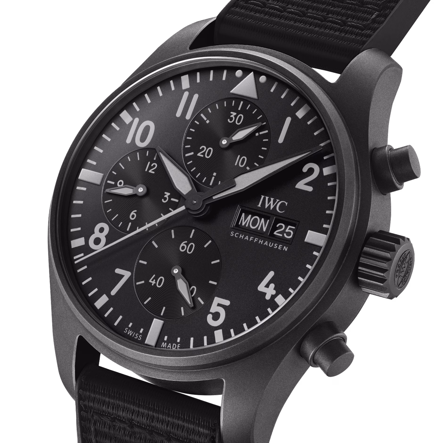 Pilot's Watch Chronograph Top Gun Ceratanium Black Dial 41mm Product Image 1