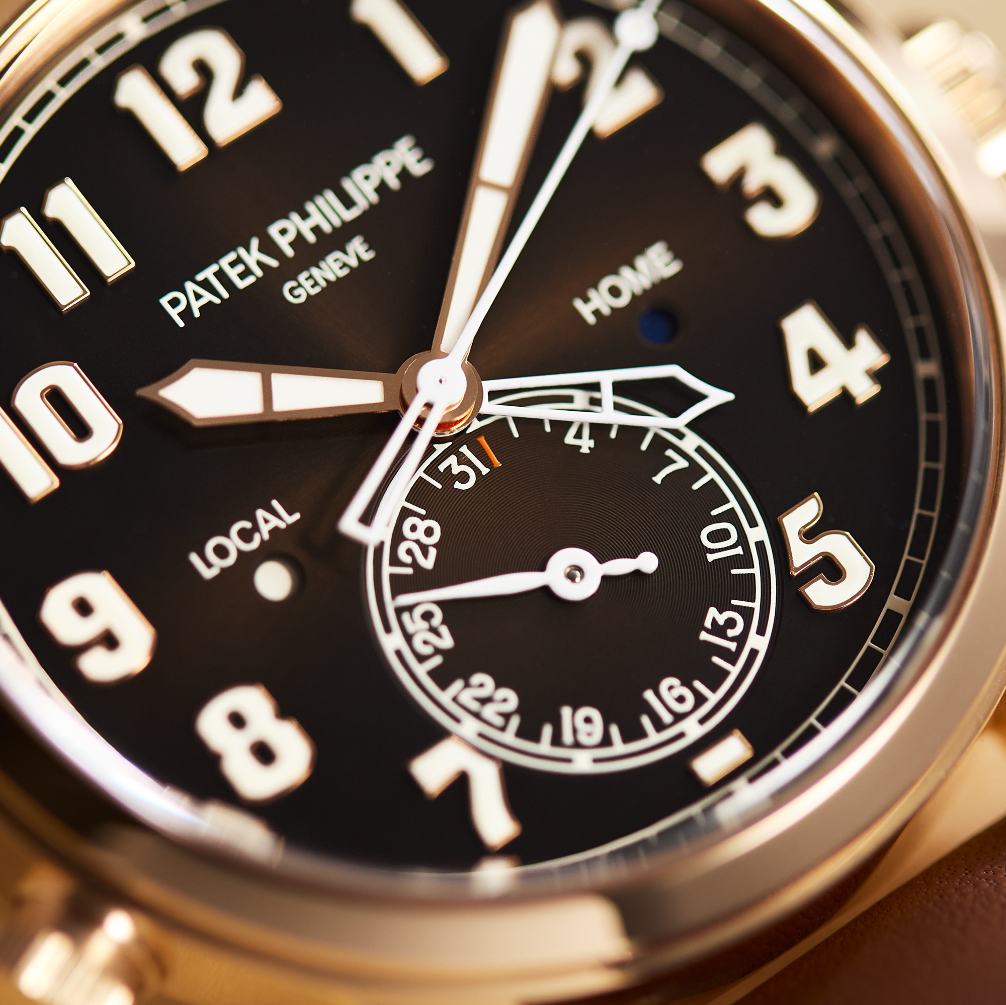 Calatrava Pilot Travel Time Rose Gold Brown Dial 42mm Product Image