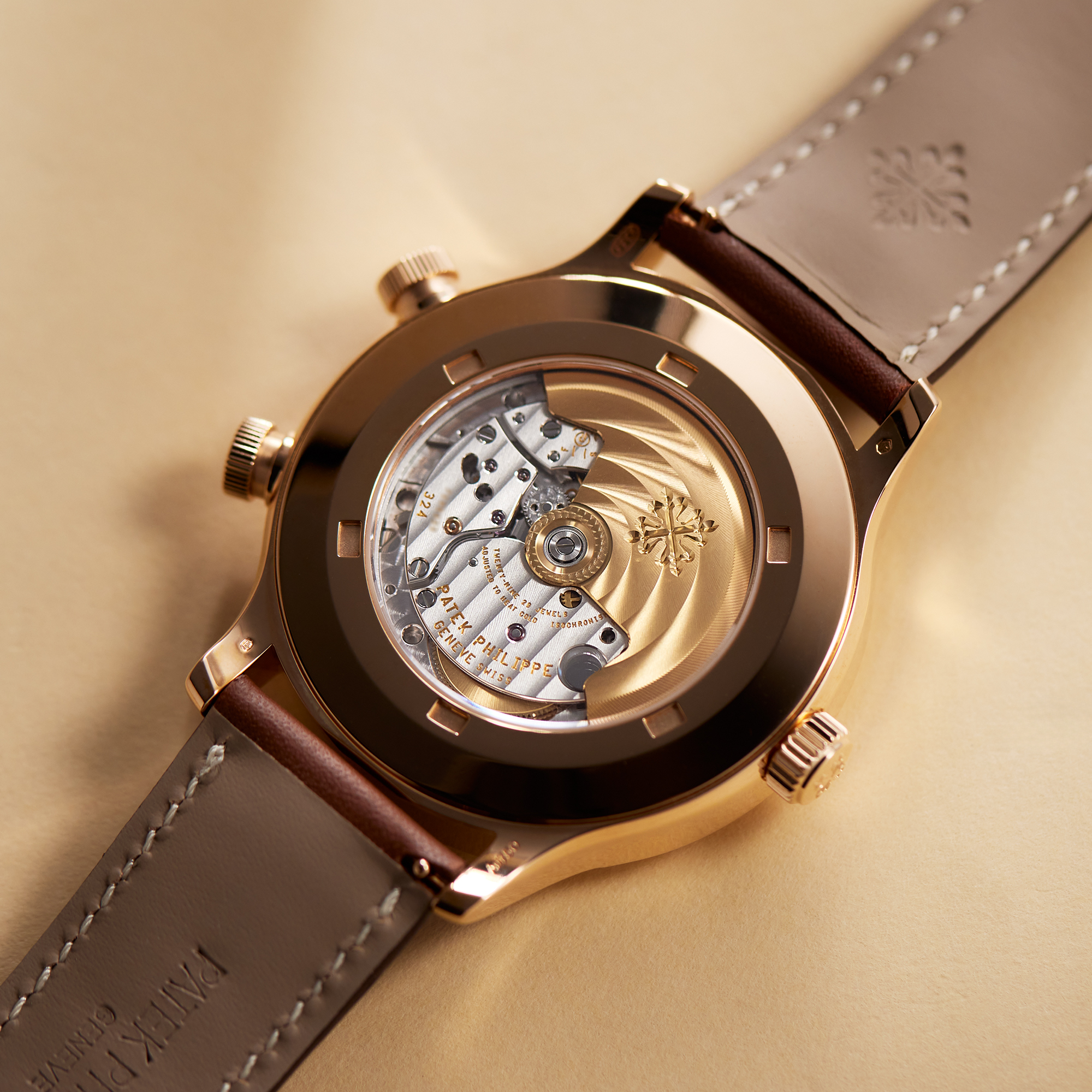 Calatrava Pilot Travel Time Rose Gold Brown Dial 42mm Product Image