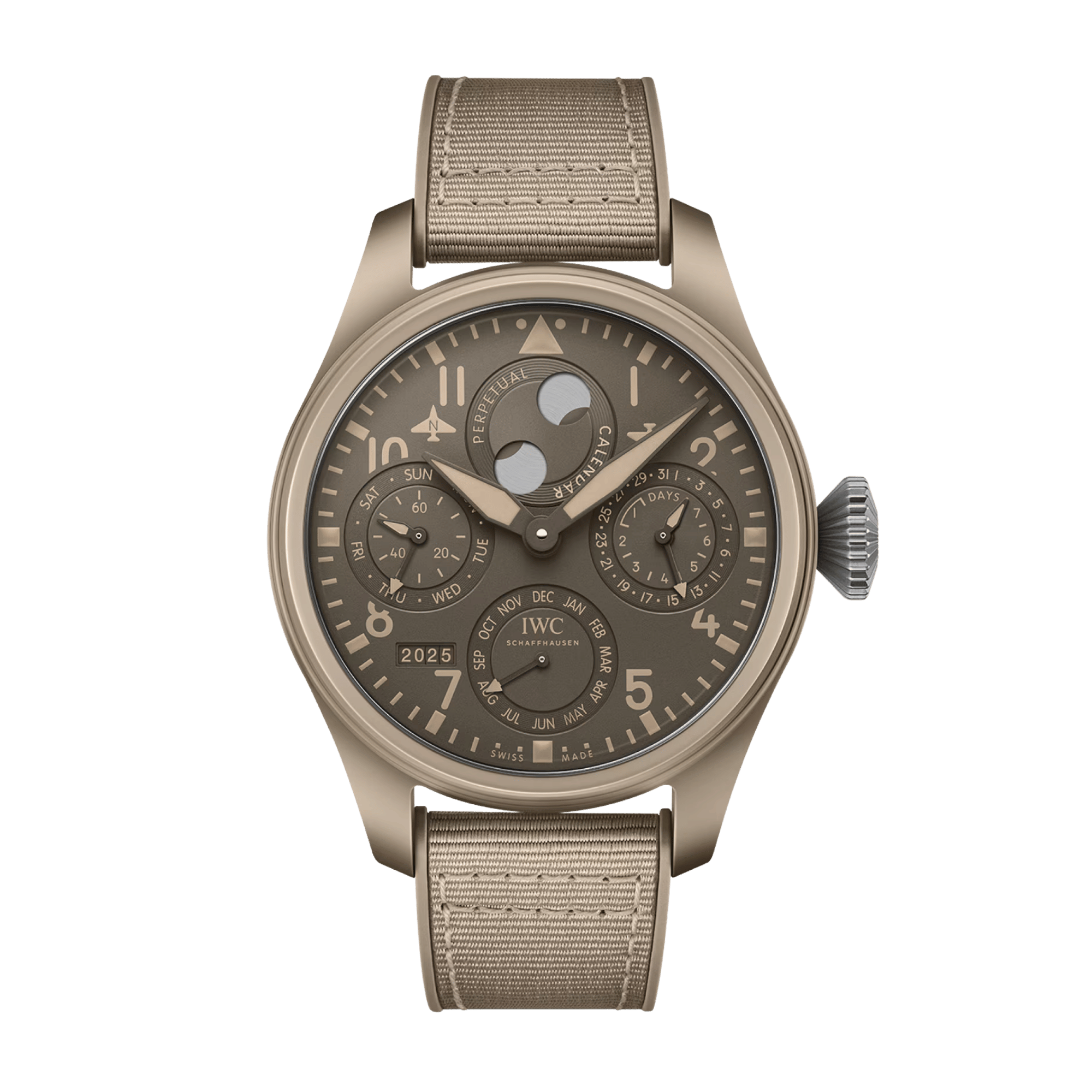 Big Pilot's Watch Perpetual Calendar Top Gun "Mojave Desert" Ceramic Brown Dial 46mm Product Image