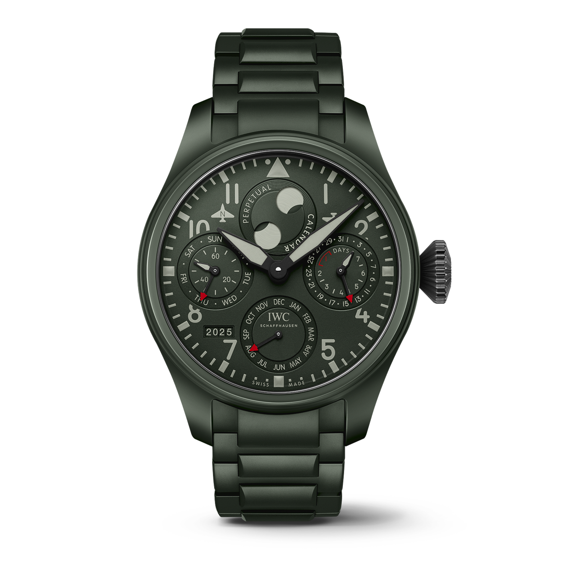 Big Pilot's Watch Top Gun "Forestland" Ceramic Green Dial 46mm Product Image 5