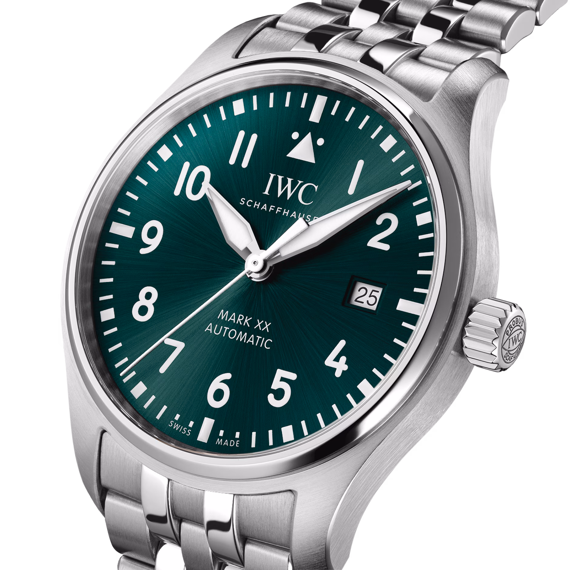 Pilot's Watch Mark XX Steel Green Dial 40mm Product Image 1