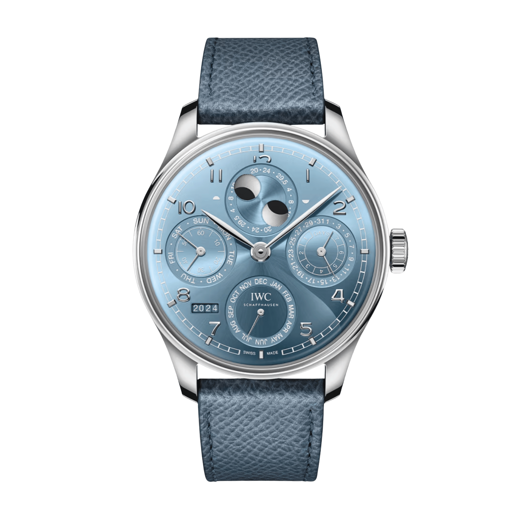 Portugieser Perpetual Calendar White Gold Ice Blue Dial 44mm Product Image