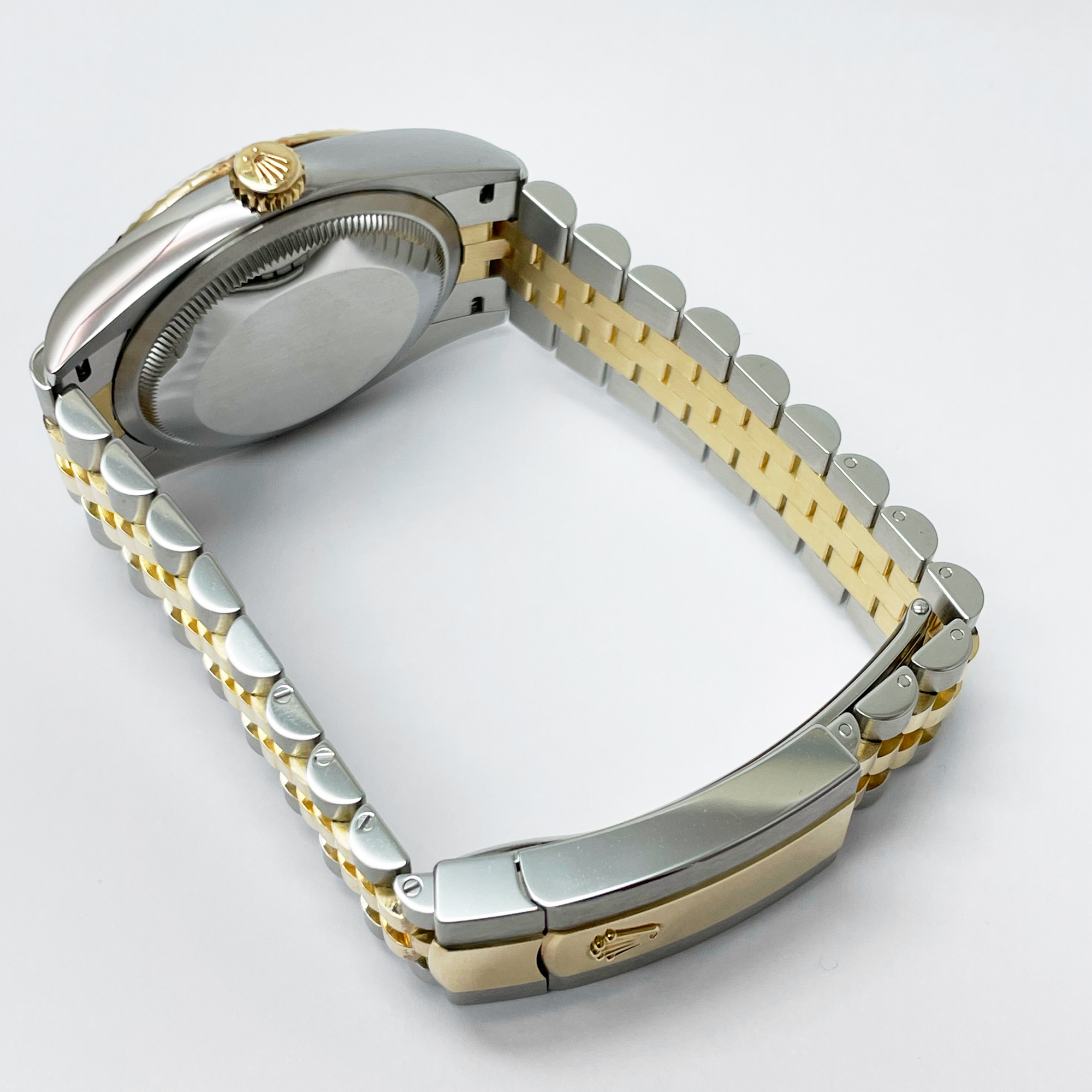 Datejust Yellow Gold & Steel Jubilee Champagne Palm Dial 36mm Product Image 11