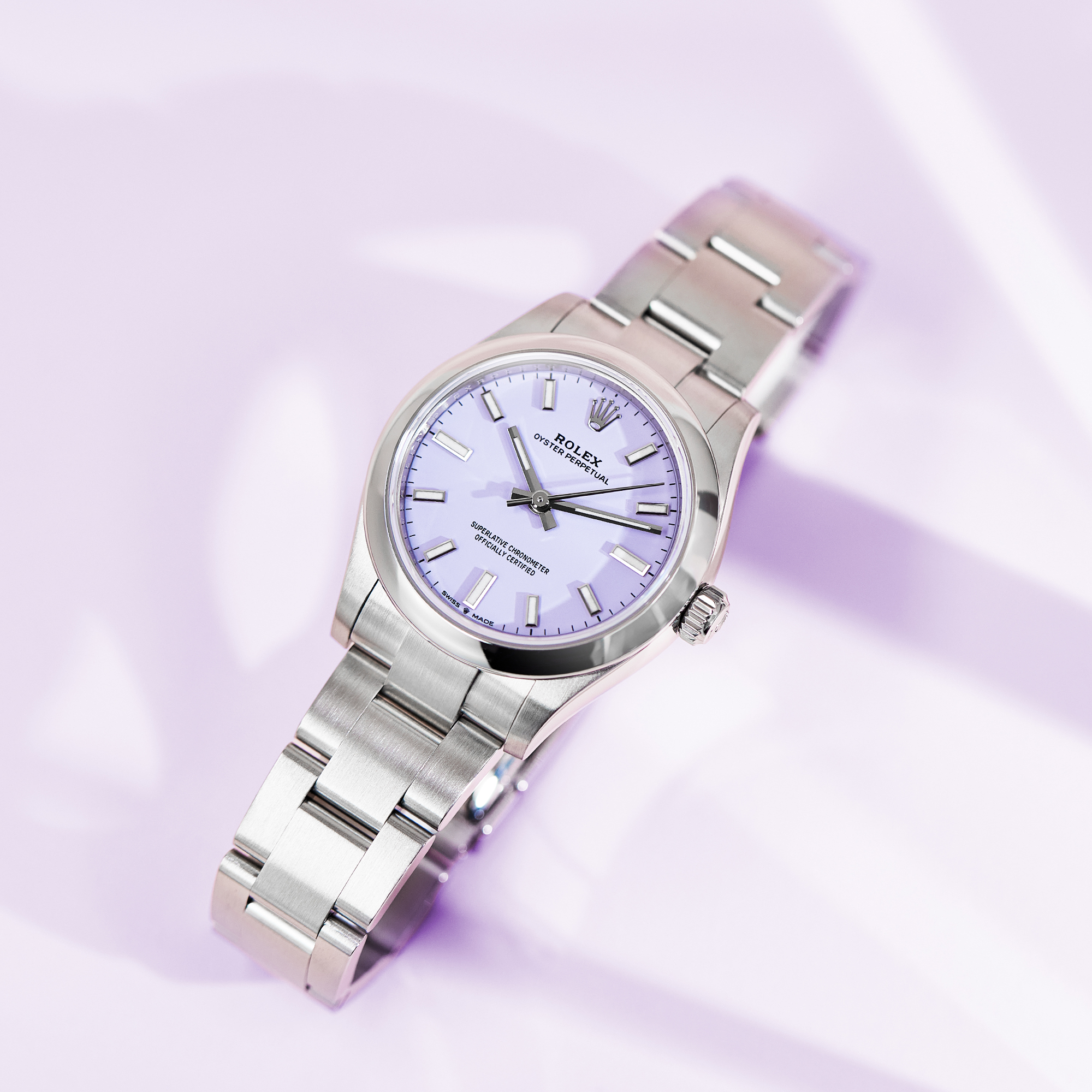 Oyster Perpetual Steel Lavender Dial 31mm Product Image 7