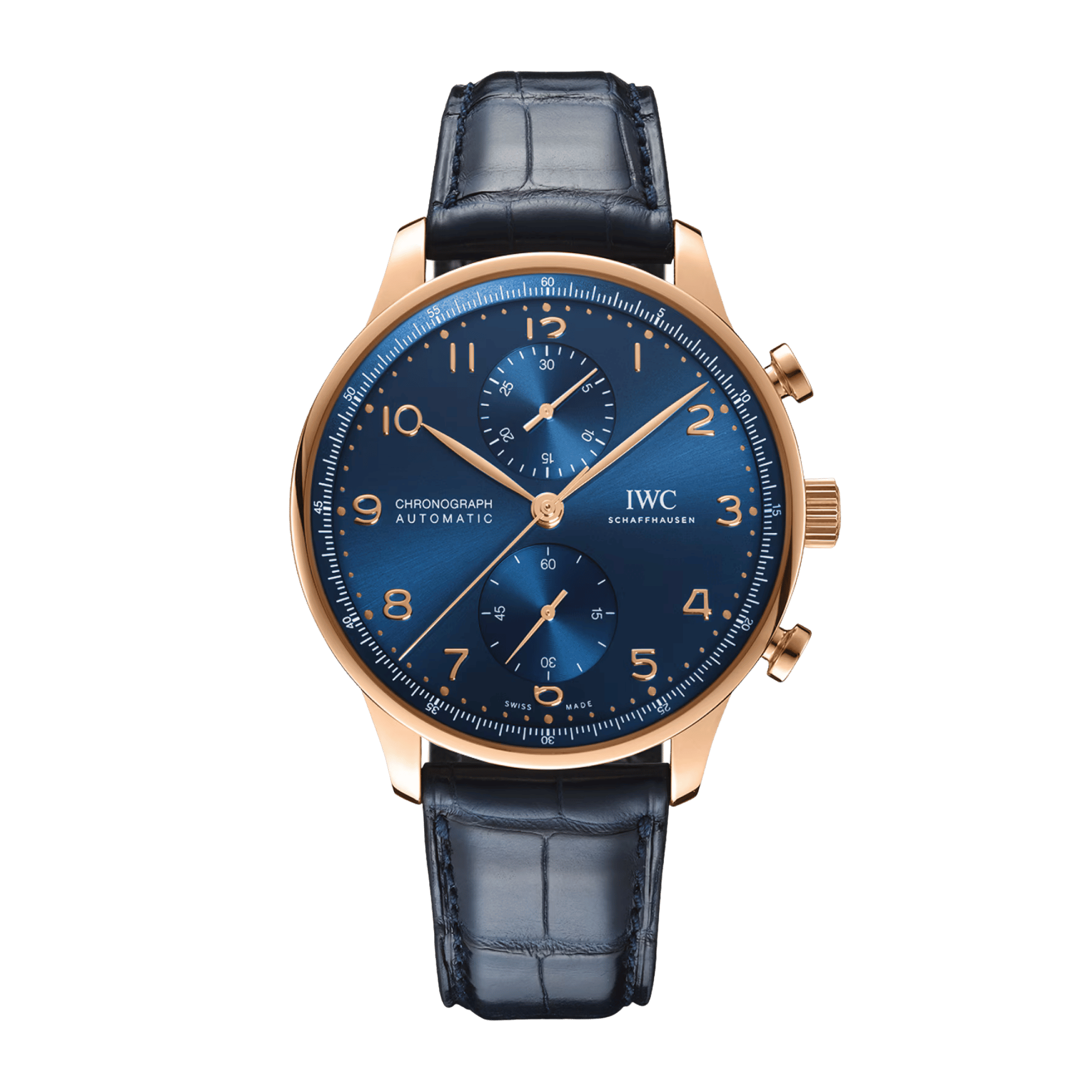 Portugieser Chronograph Rose Gold Blue Dial 41mm Product Image