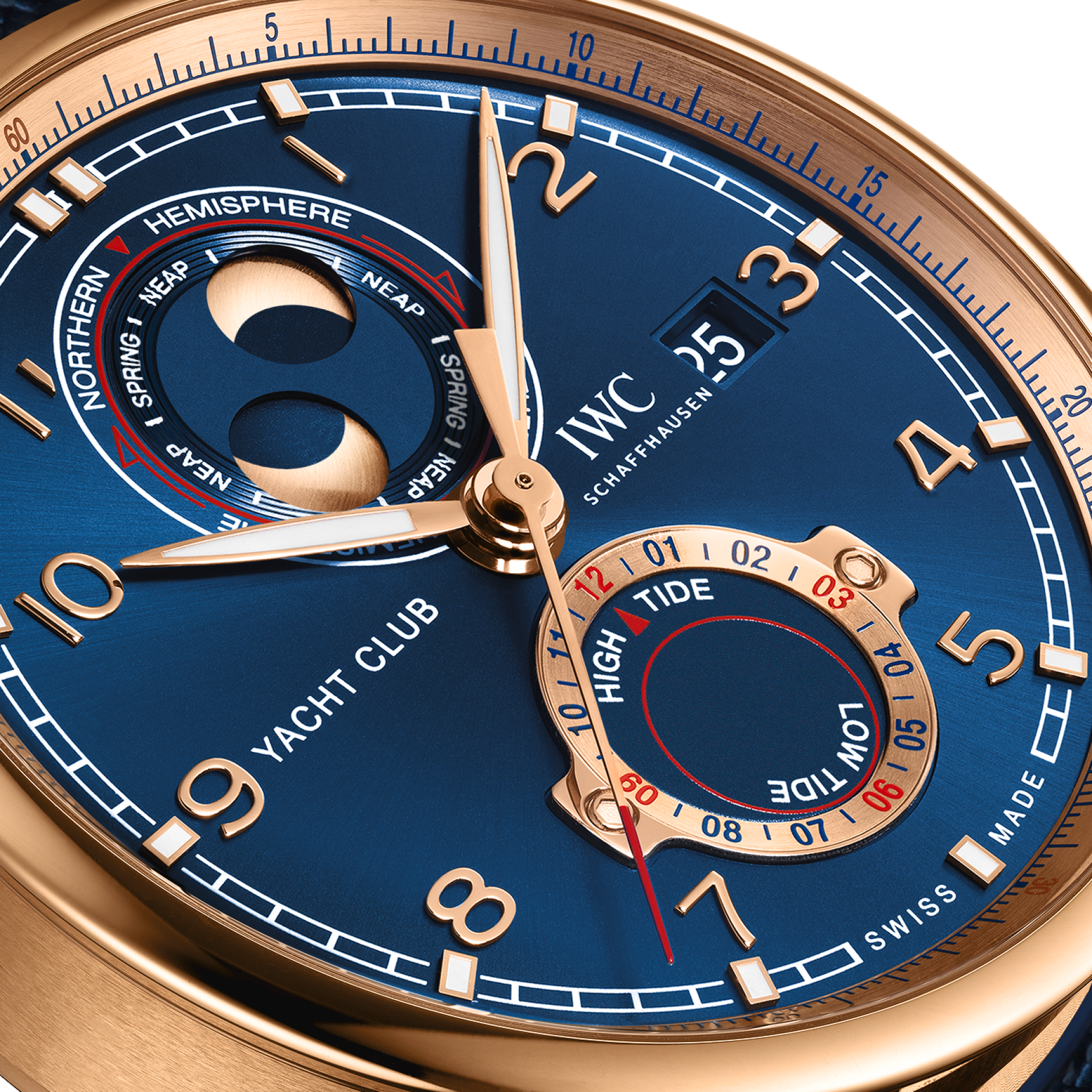 Portugieser Yacht Club "Moon & Tide" Rose Gold Blue Dial 44mm Product Image 2