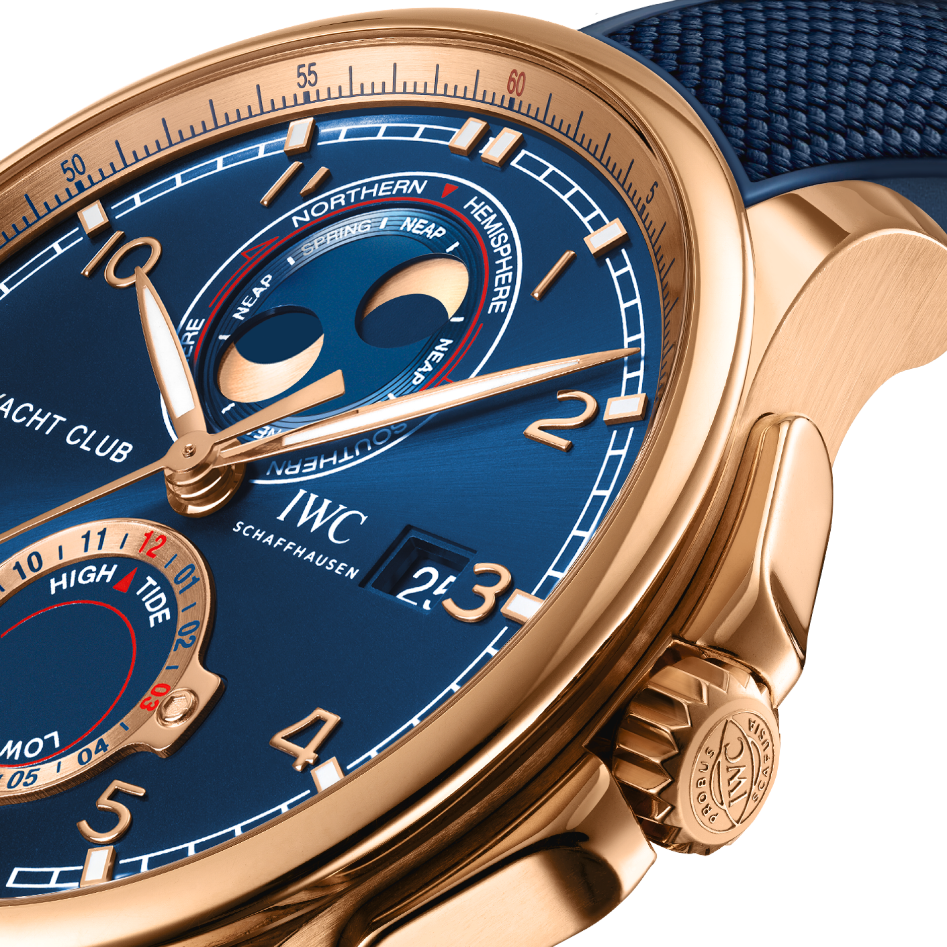 Portugieser Yacht Club "Moon & Tide" Rose Gold Blue Dial 44mm Product Image 3