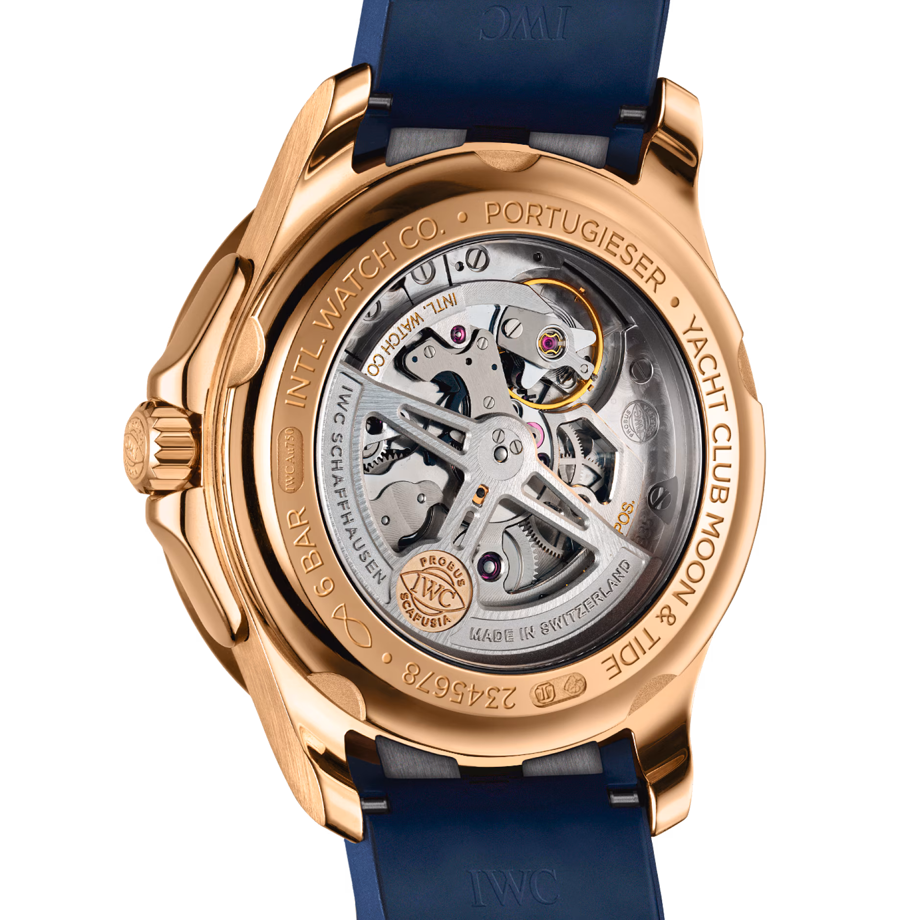 Portugieser Yacht Club "Moon & Tide" Rose Gold Blue Dial 44mm Product Image 4