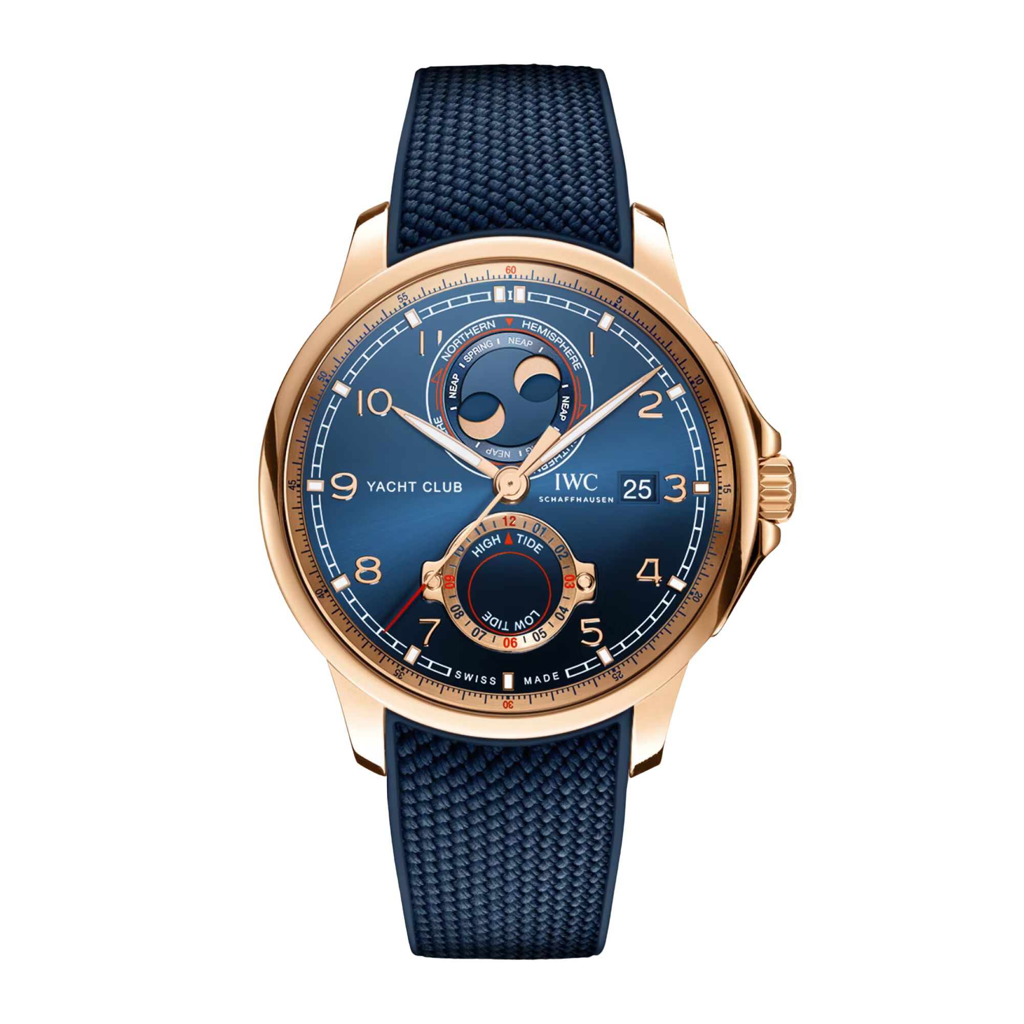 Portugieser Yacht Club "Moon & Tide" Rose Gold Blue Dial 44mm Product Image 6