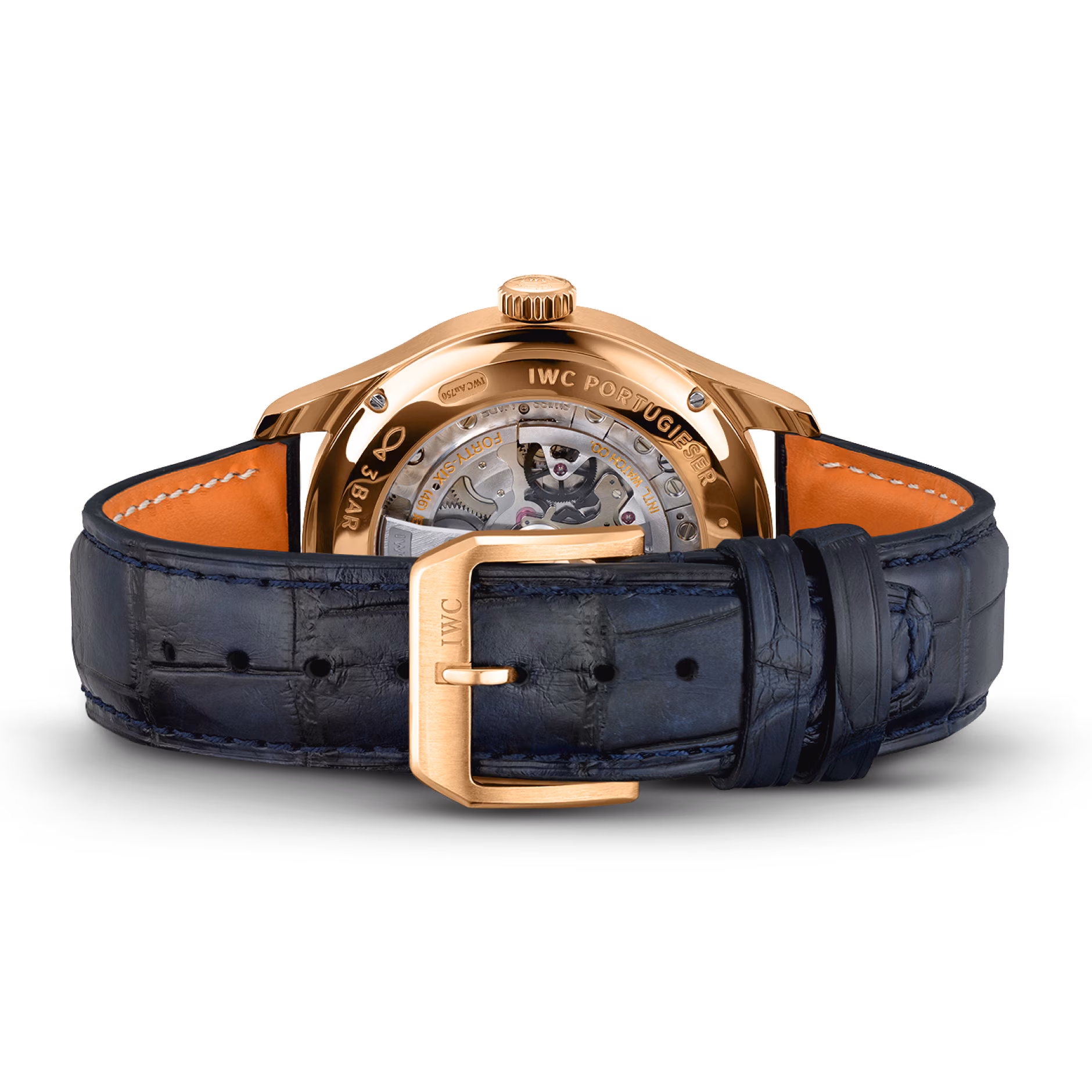 Portugieser Perpetual Calendar Rose Gold Blue Dial 42mm Product Image 4