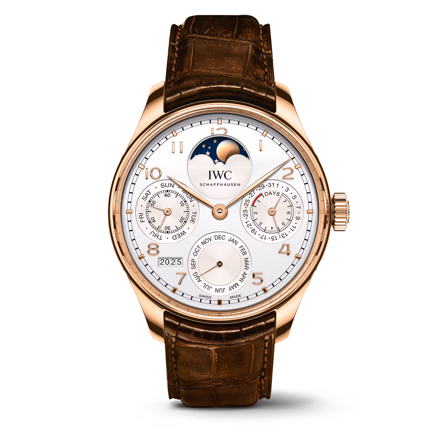 Portugieser Perpetual Calendar Rose Gold White Dial 44mm Product Image 6
