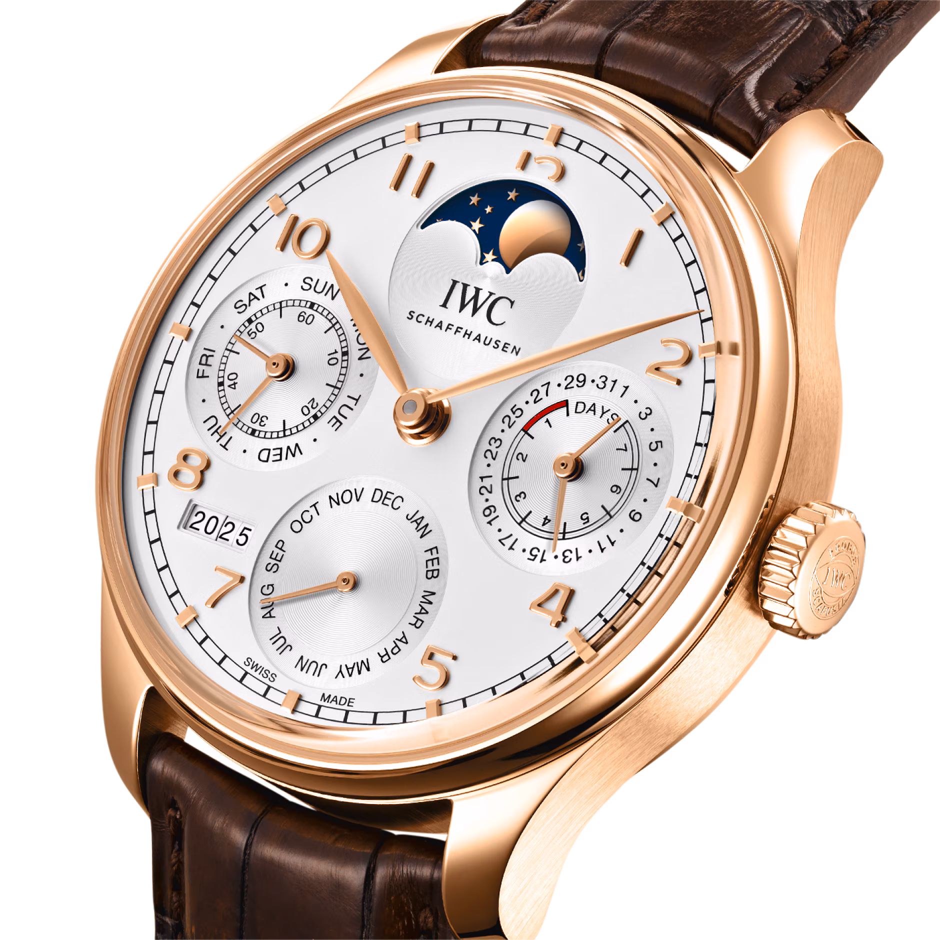 Portugieser Perpetual Calendar Rose Gold White Dial 44mm Product Image 1