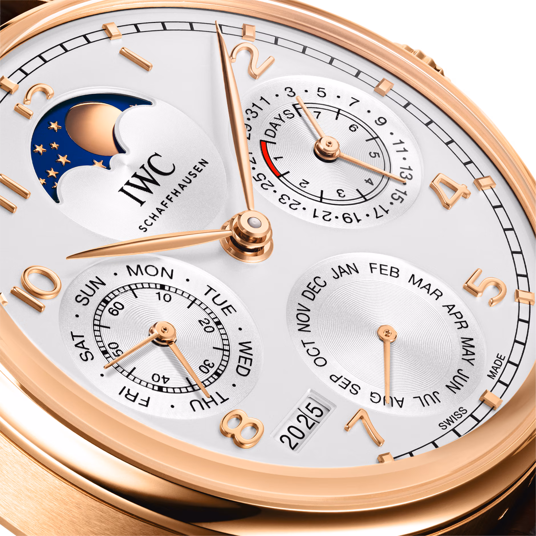 Portugieser Perpetual Calendar Rose Gold White Dial 44mm Product Image 2