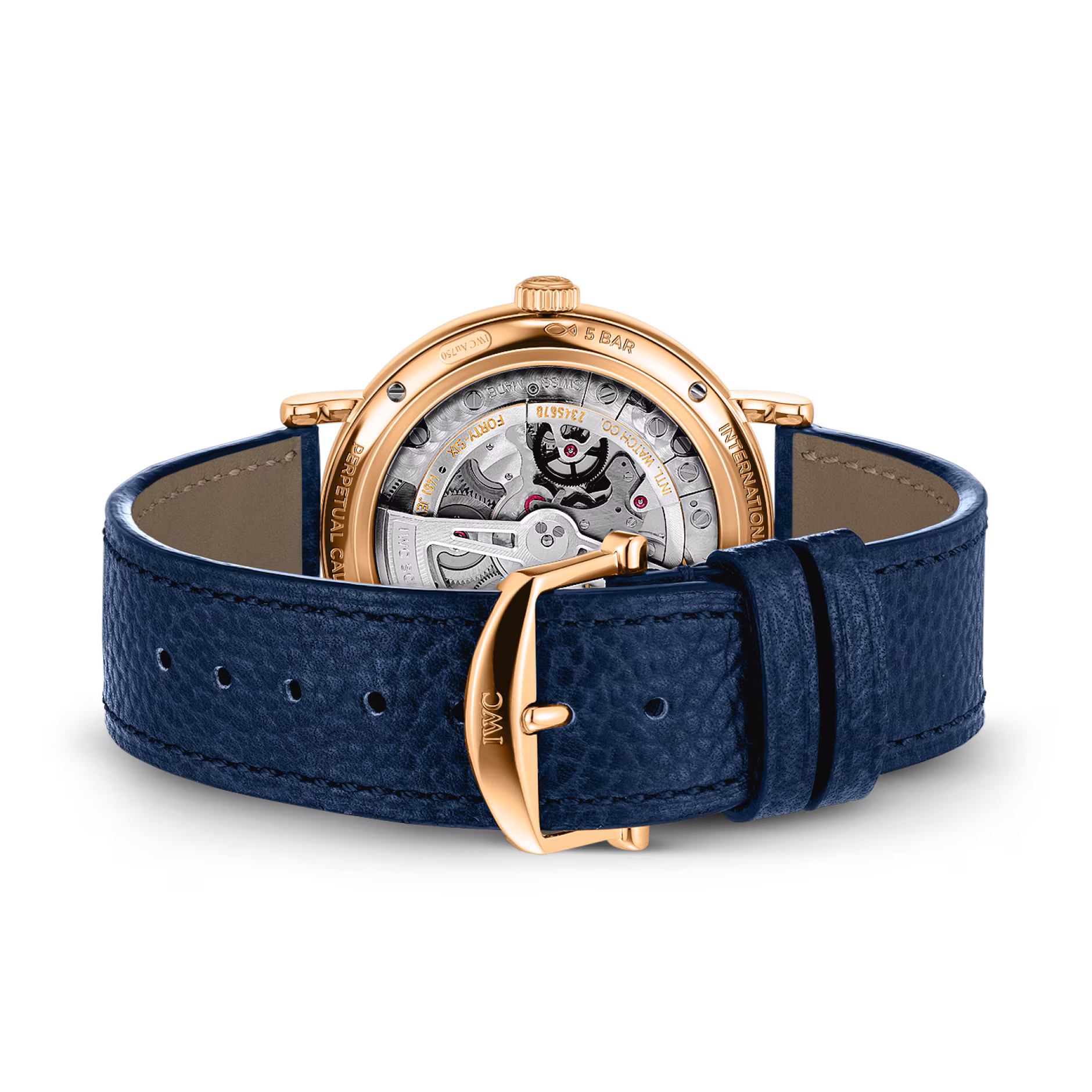 Portofino Perpetual Calendar Rose Gold Silver Dial 40mm Product Image 4