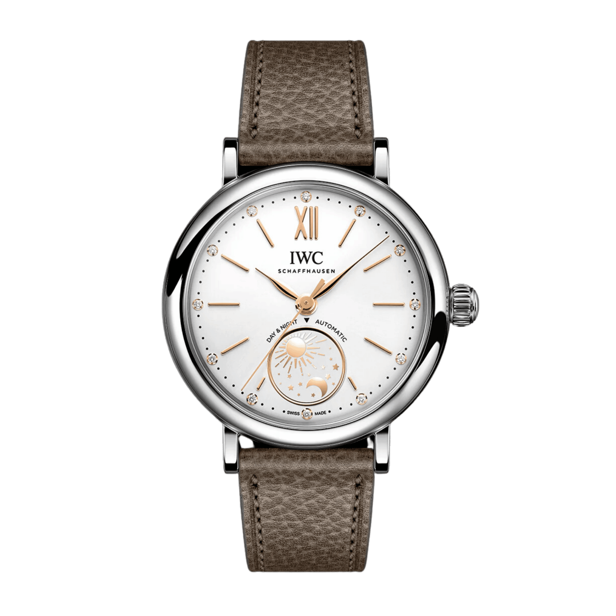 Portofino Day & Night Steel Silver Dial 34mm Product Image