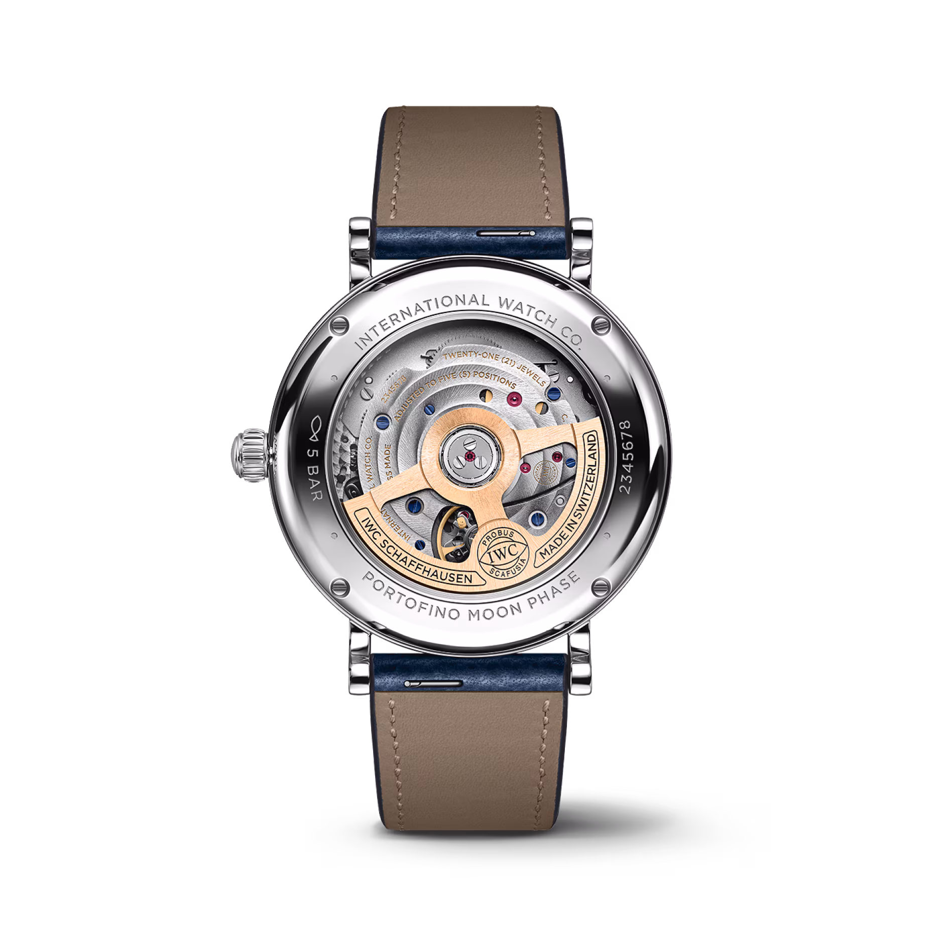 Portofino Moonphase Steel Silver Dial 37mm Product Image 4