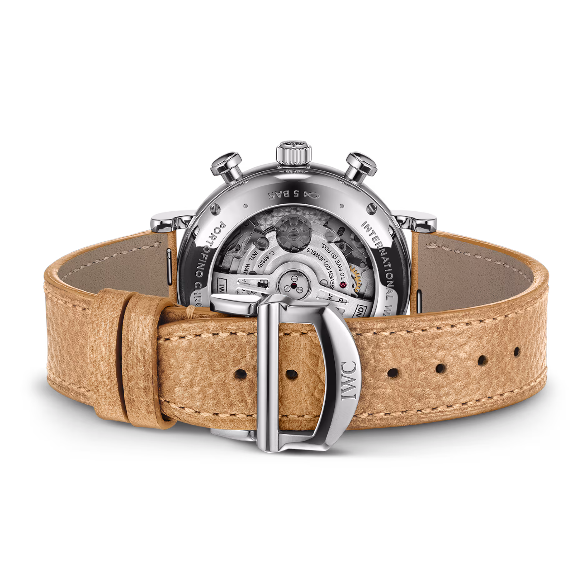Portofino Chronograph Steel White Dial 39mm Product Image 2