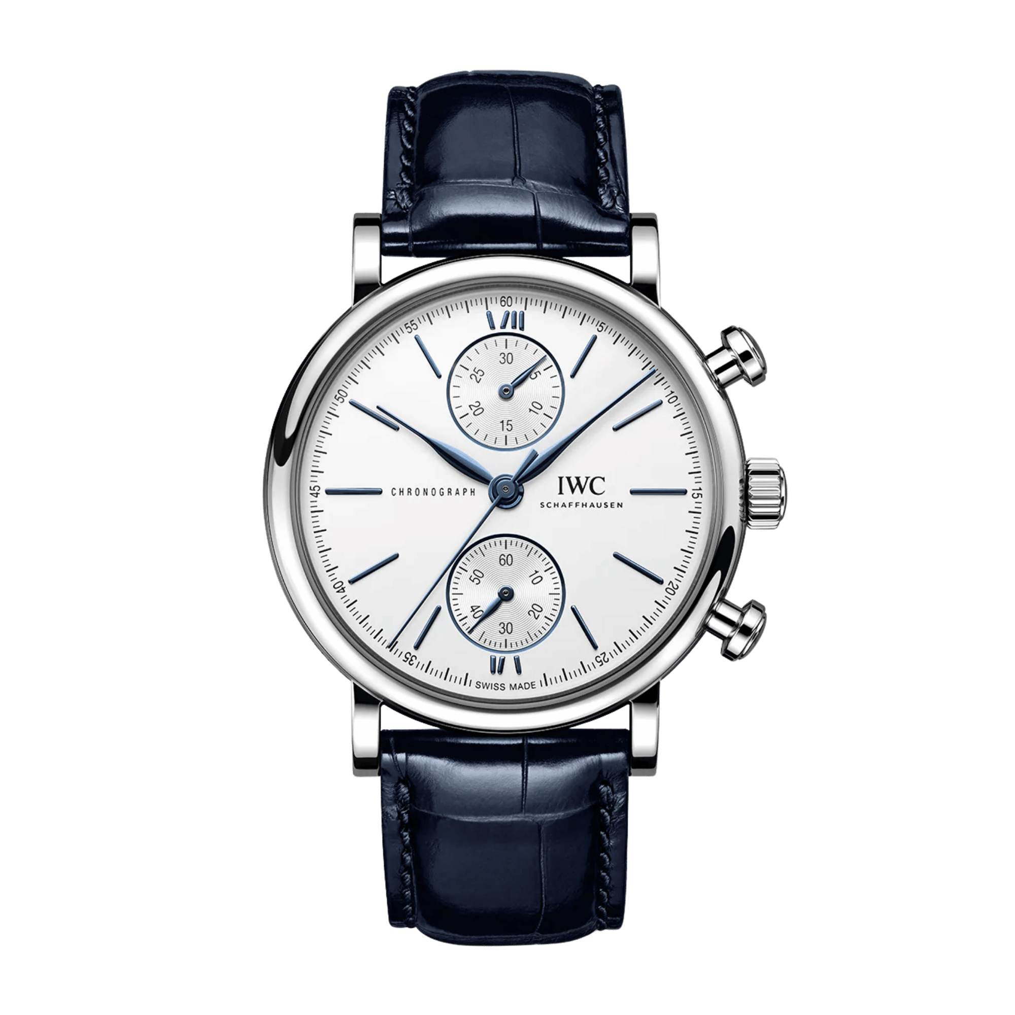 Portofino Chronograph Steel White Dial 39mm Product Image 6