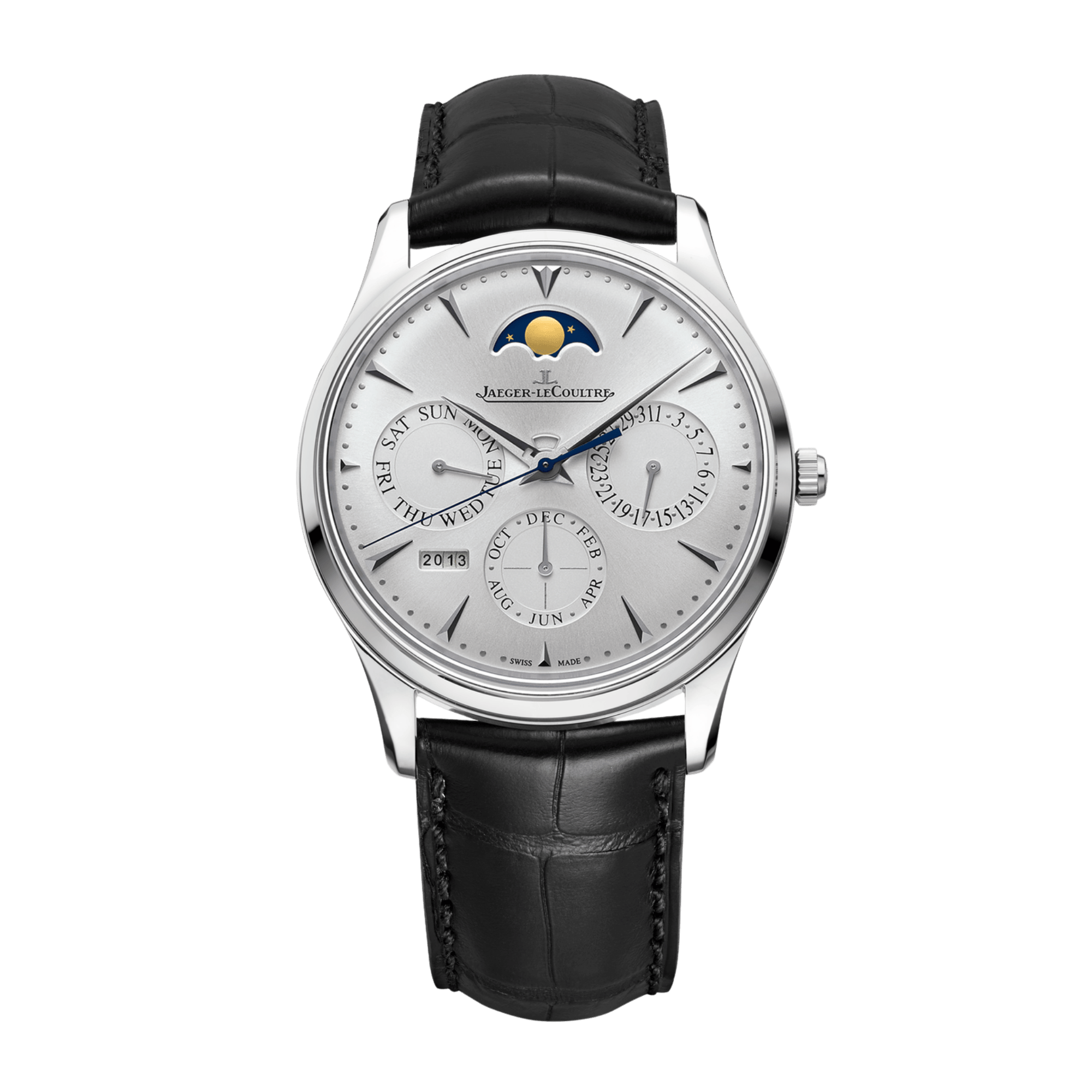 Master Ultra Thin Perpetual Steel Silver Dial 39mm Product Image