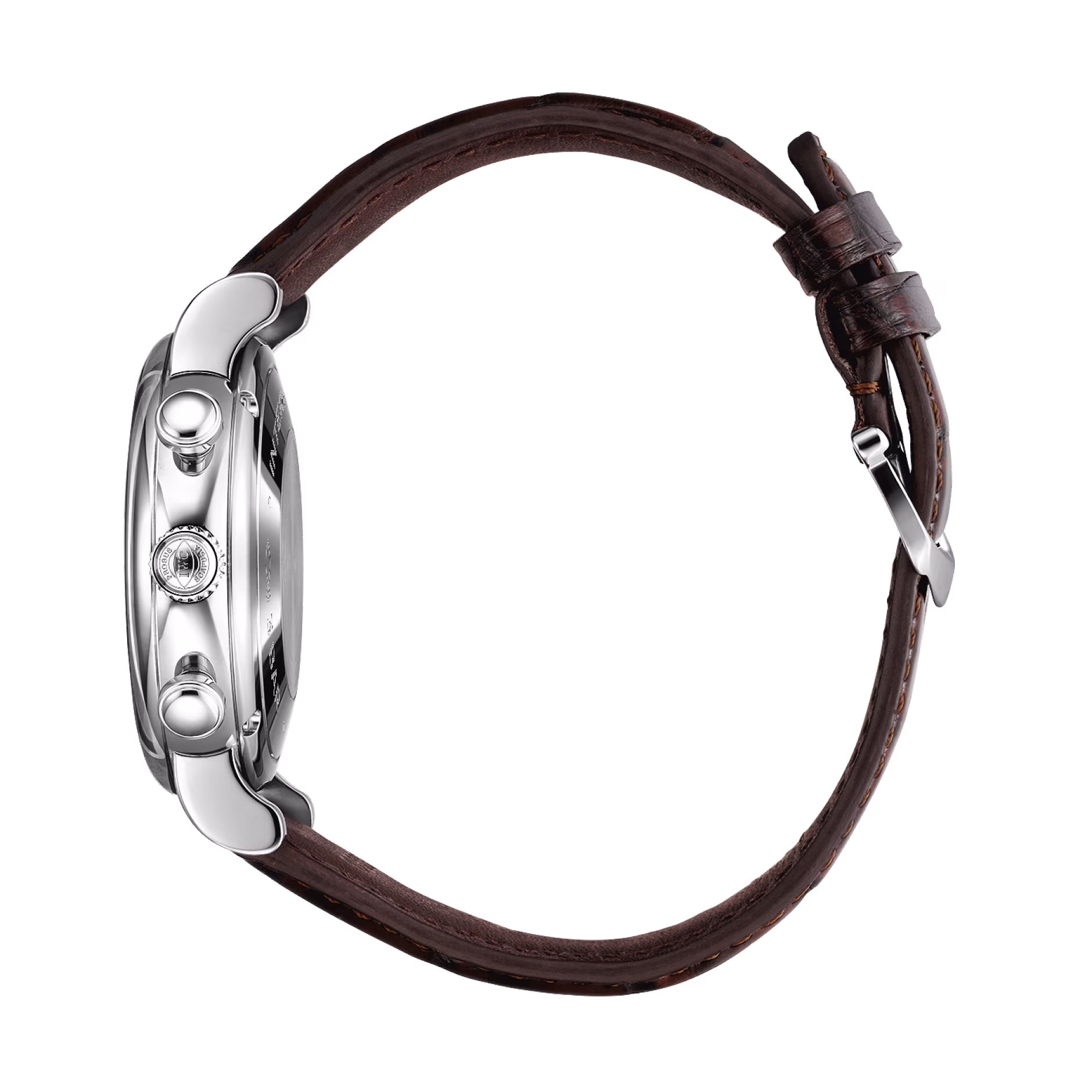 Portofino Chronograph Steel Black Dial 39mm Product Image 3