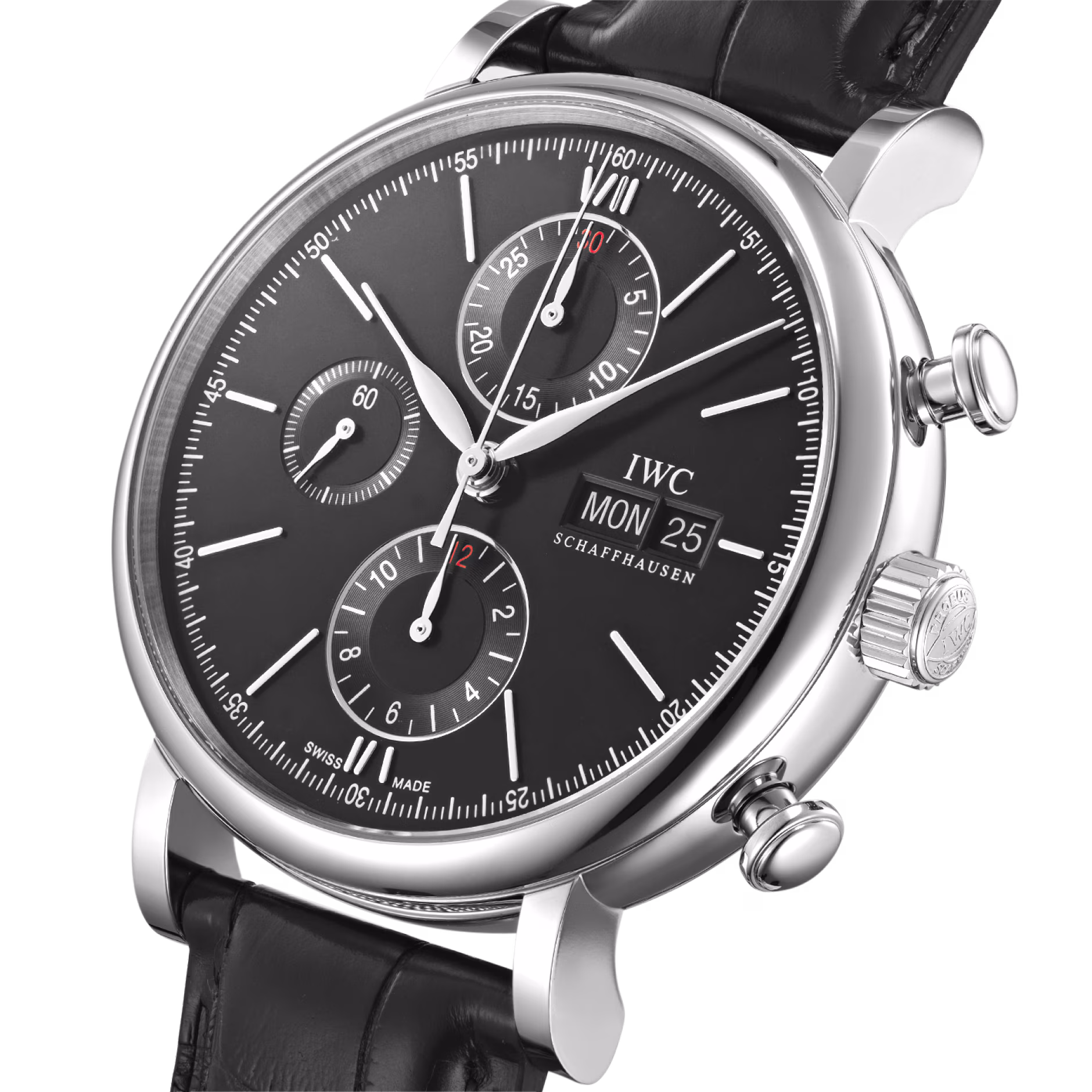 Portofino Chronograph Steel Black Dial 42mm Product Image 1