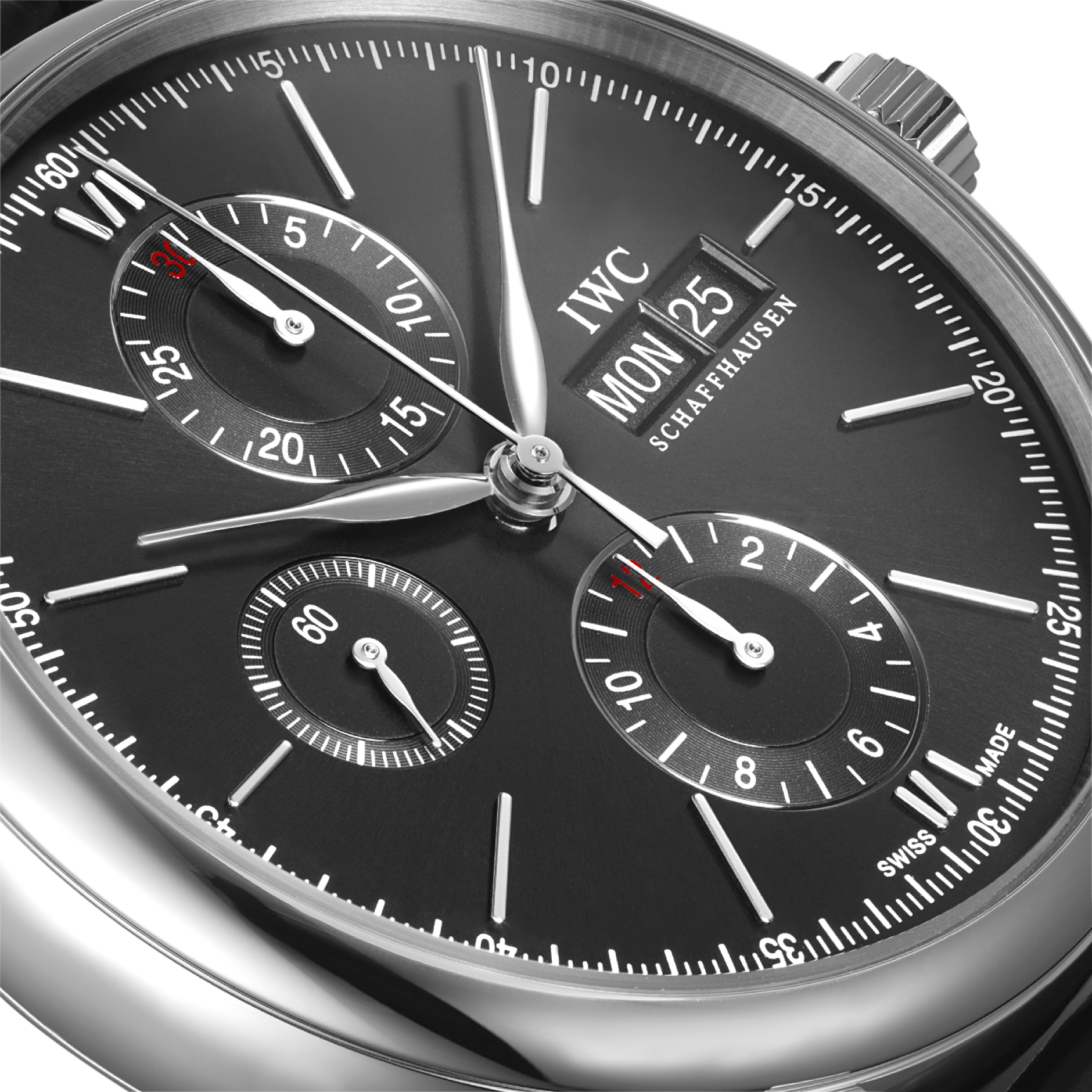 Portofino Chronograph Steel Black Dial 42mm Product Image 2