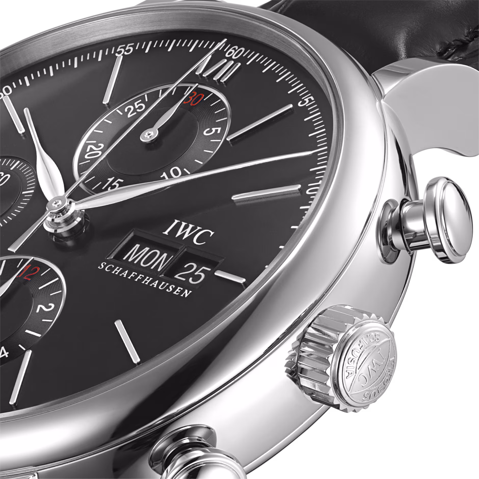 Portofino Chronograph Steel Black Dial 42mm Product Image 3
