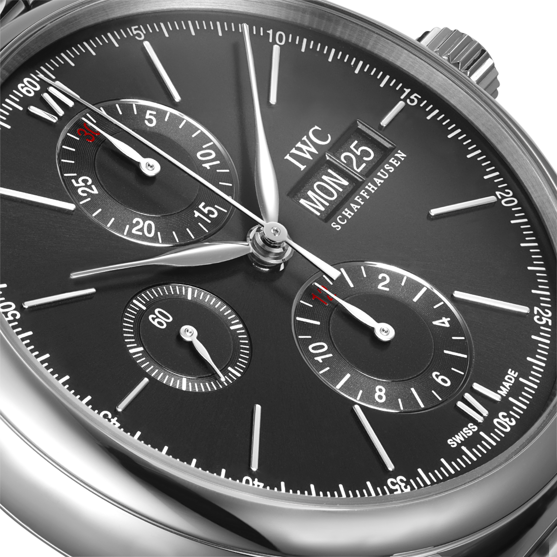 Portofino Chronograph Steel Black Dial 42mm Product Image 2