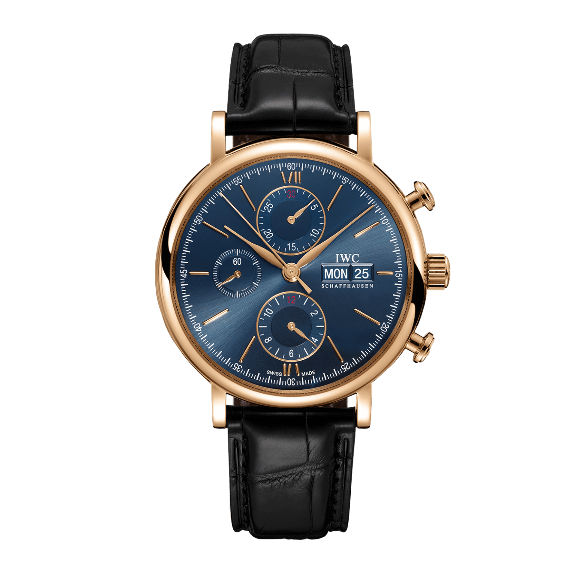 Portofino Chronograph Rose Gold Blue Dial 42mm Product Image