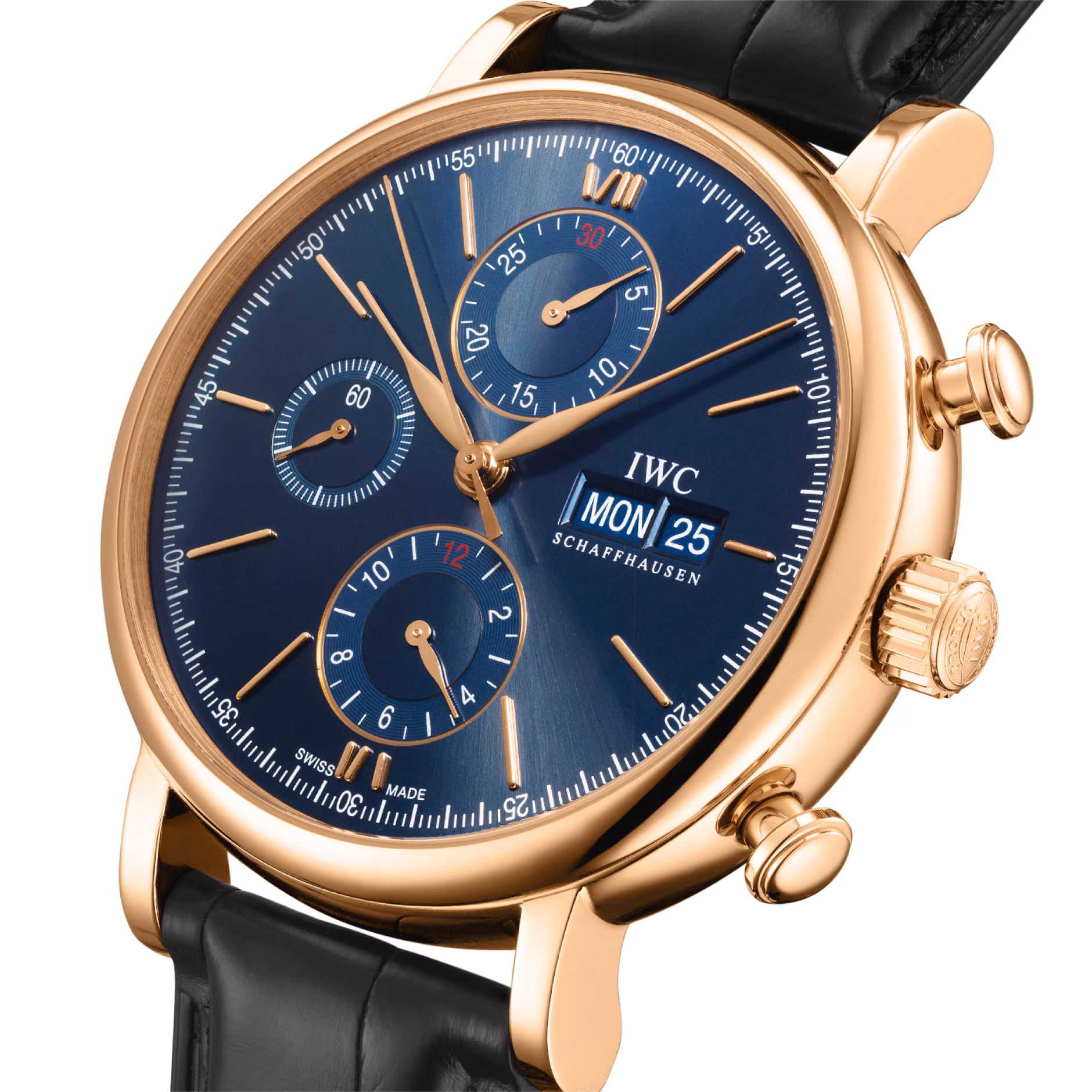 Portofino Chronograph Rose Gold Blue Dial 42mm Product Image 1