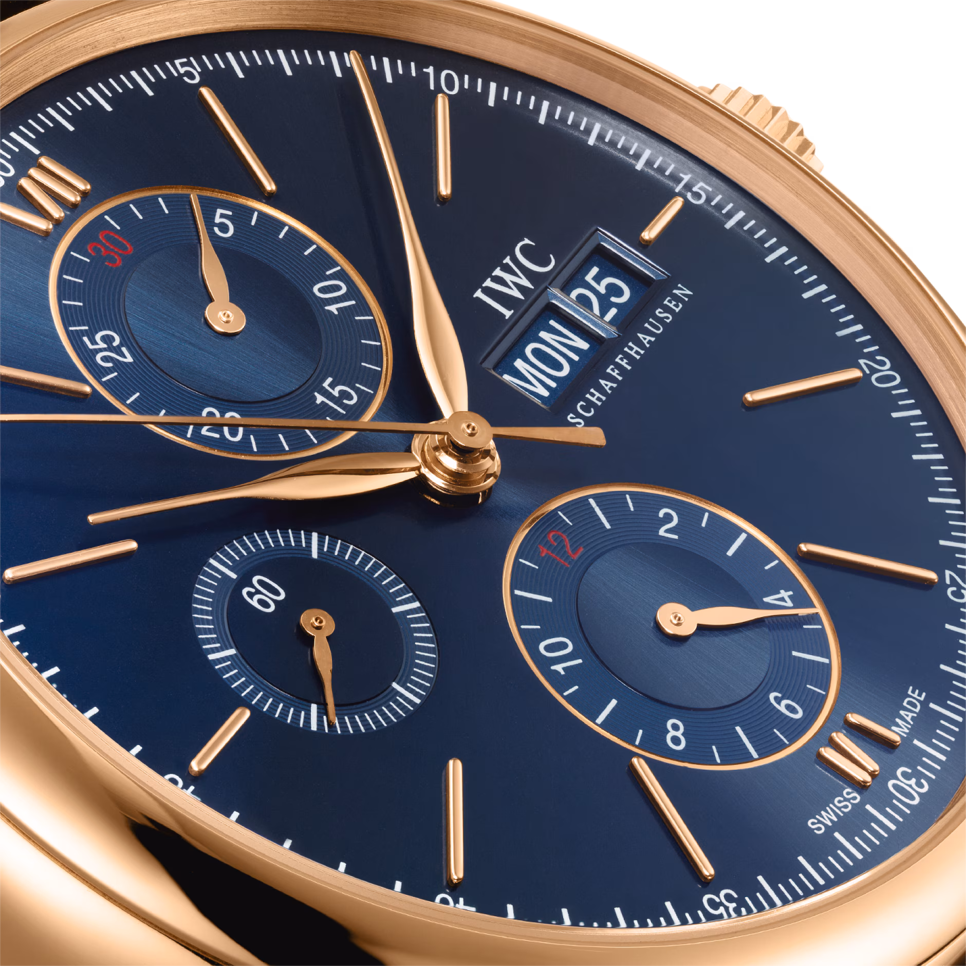 Portofino Chronograph Rose Gold Blue Dial 42mm Product Image 2