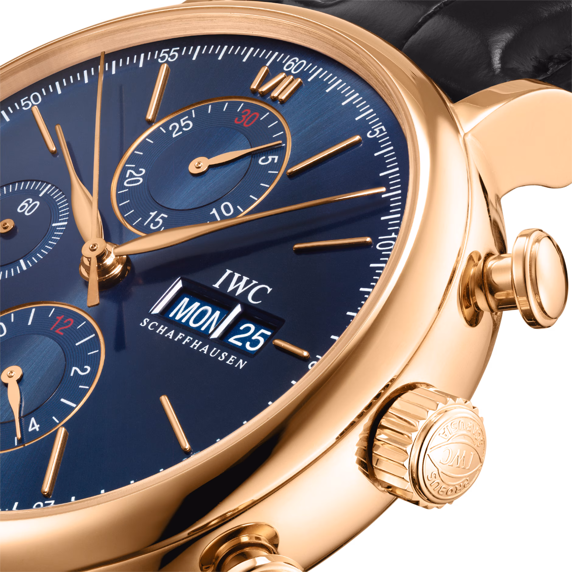 Portofino Chronograph Rose Gold Blue Dial 42mm Product Image 3