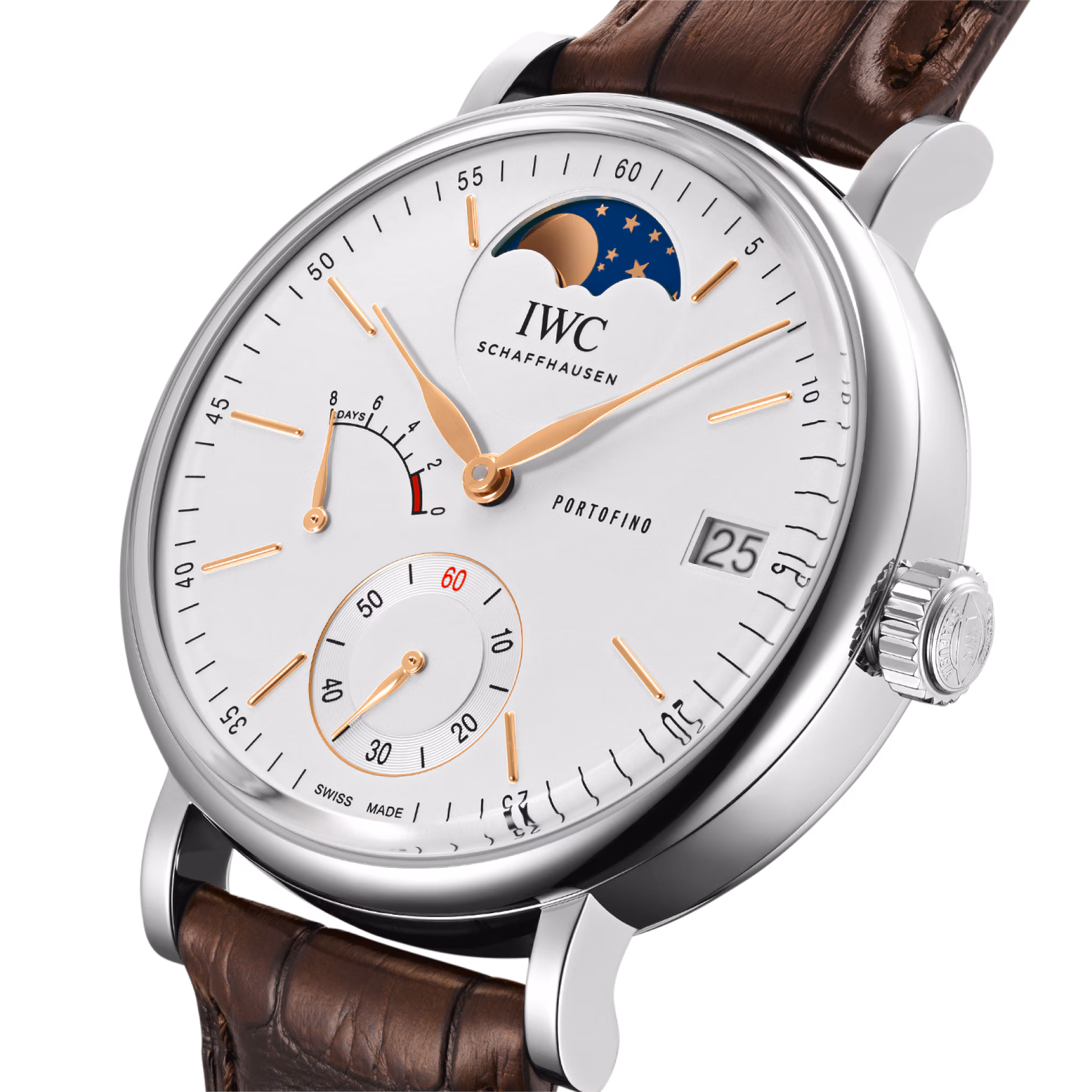 Portofino Moonphase Steel Silver Dial 45mm Product Image 1