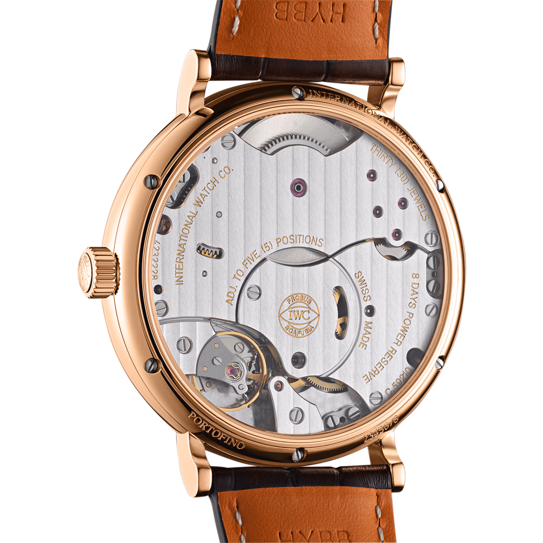 Portofino Eight Days Rose Gold Silver Dial 45mm Product Image 4