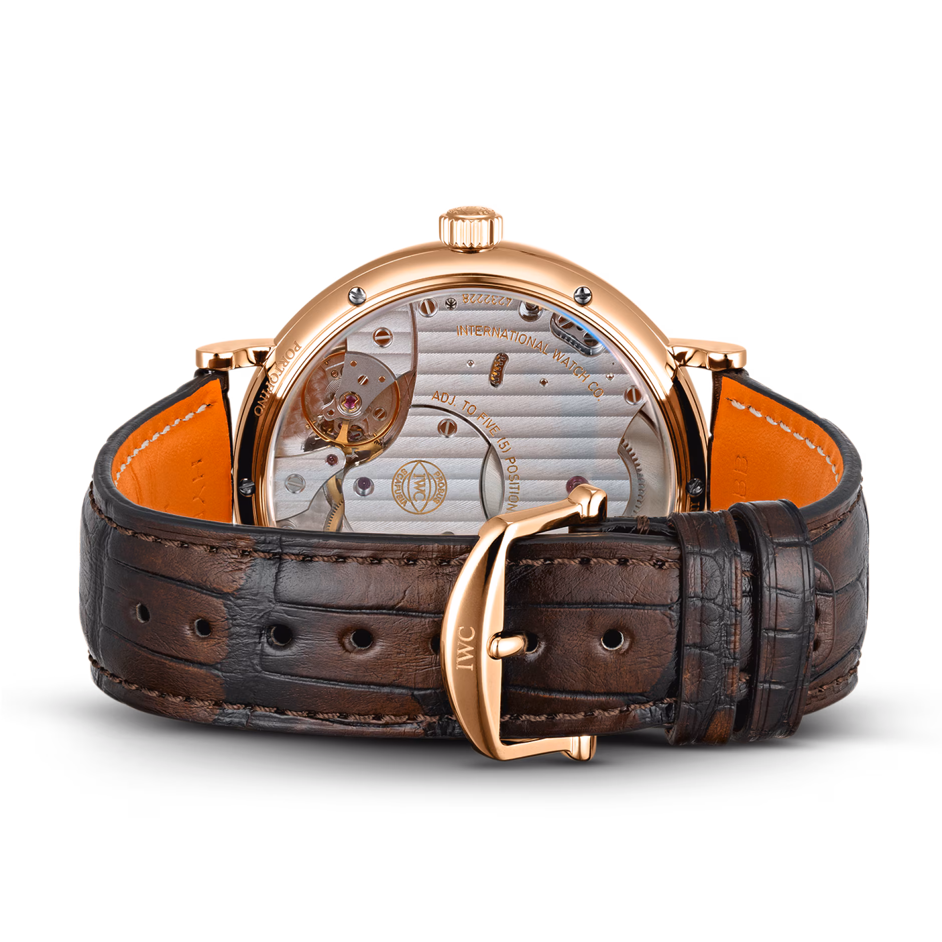 Portofino Eight Days Rose Gold Silver Dial 45mm Product Image 5