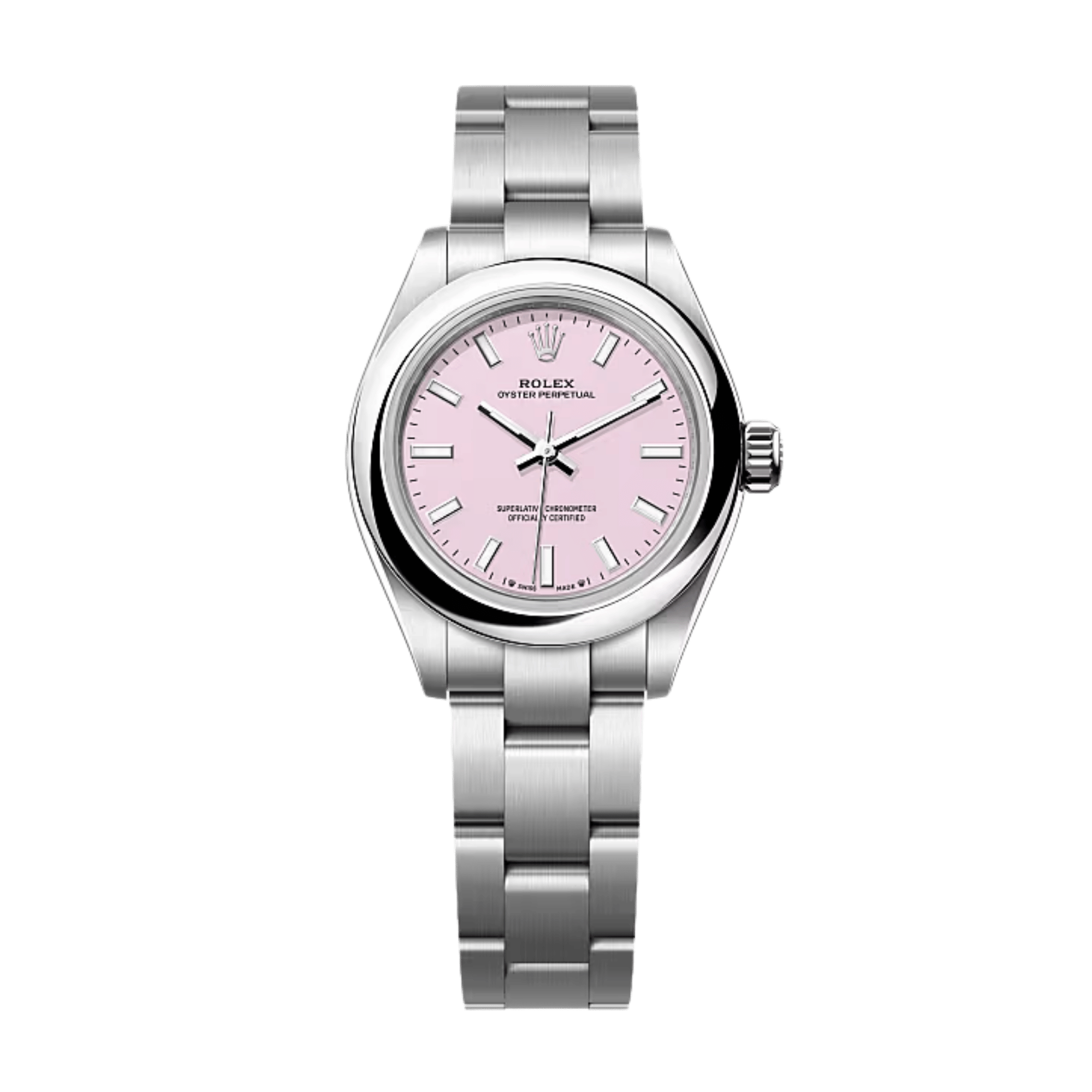 Oyster Perpetual Steel Pink Dial 28mm Product Image