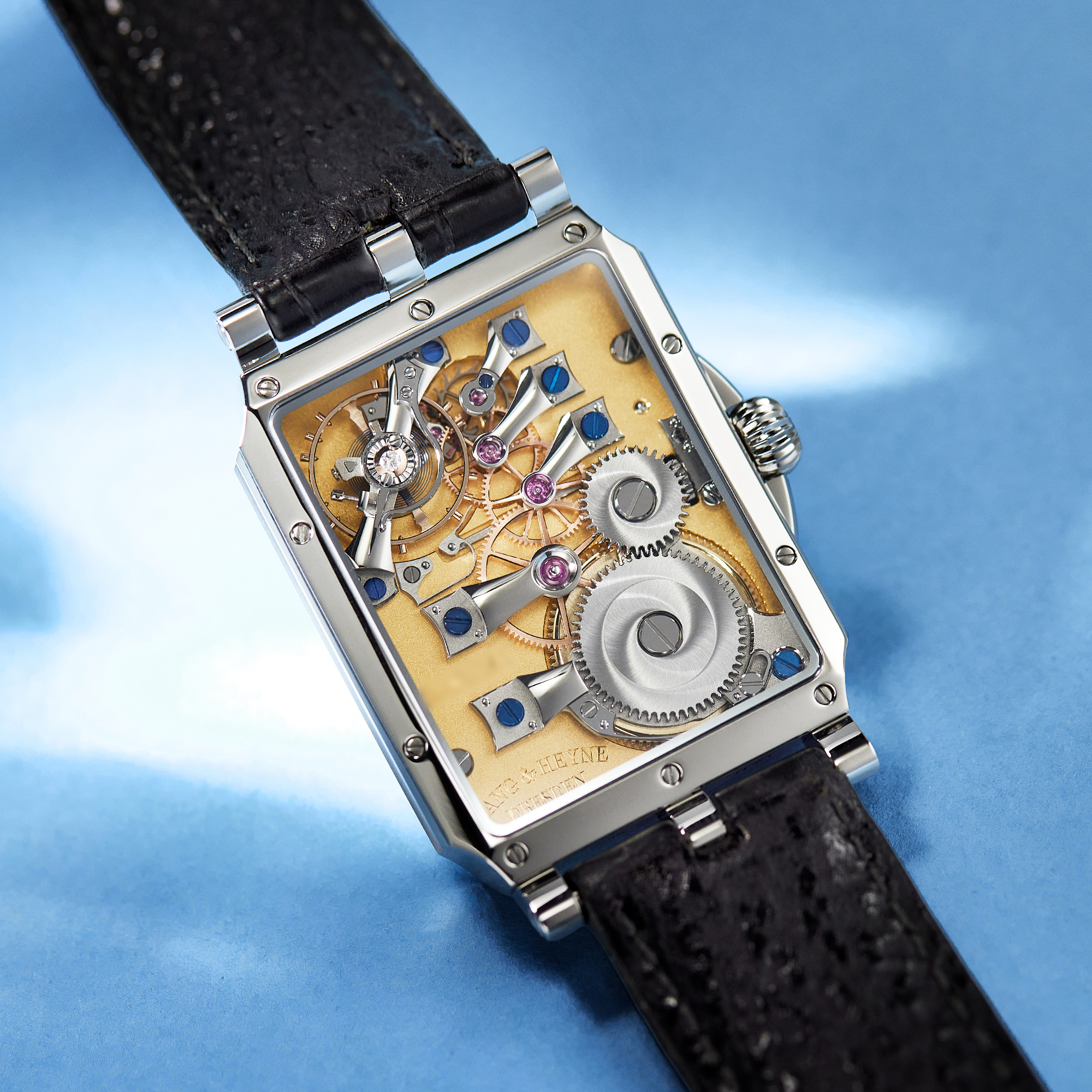 Lang & Heyne Georg No. 141 Steel White Enamel Dial 32mm Georg No