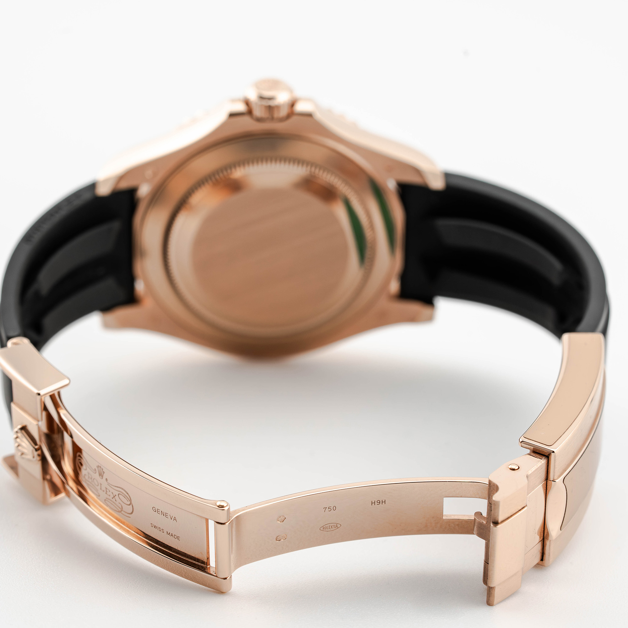 Yacht-Master Rose Gold Oysterflex Black Dial 40mm Product Image 7