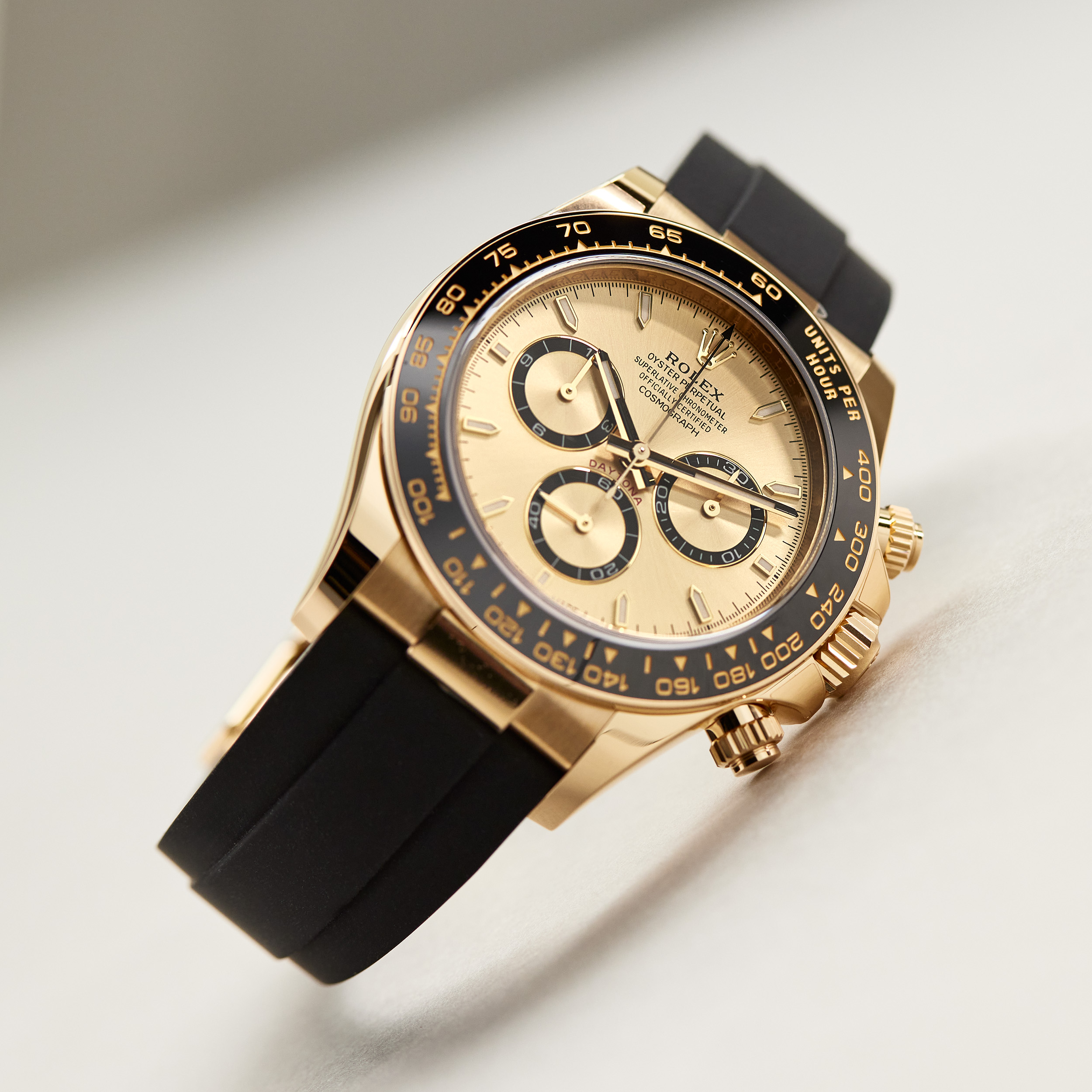 Daytona Yellow Gold Oysteflex Champagne Dial 40mm Product Image