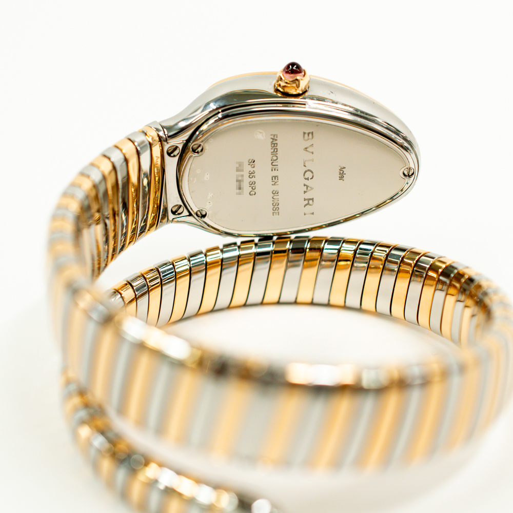 Serpenti Tubogas Rose Gold & Steel Black Dial 35mm Product Image 6